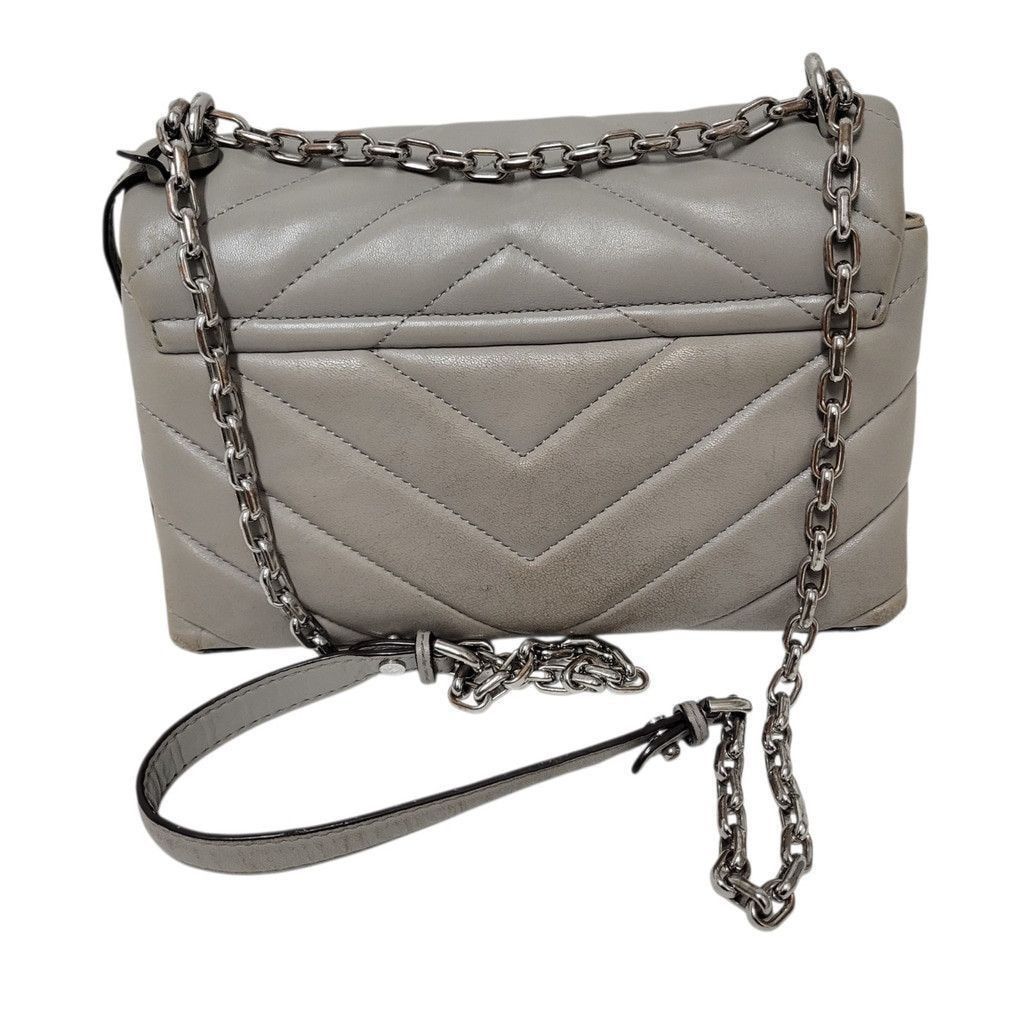 Michael Kors Michael Kors Cece Medium Quilted Leather Convertible Gray Size ONE SIZE - 6 Thumbnail
