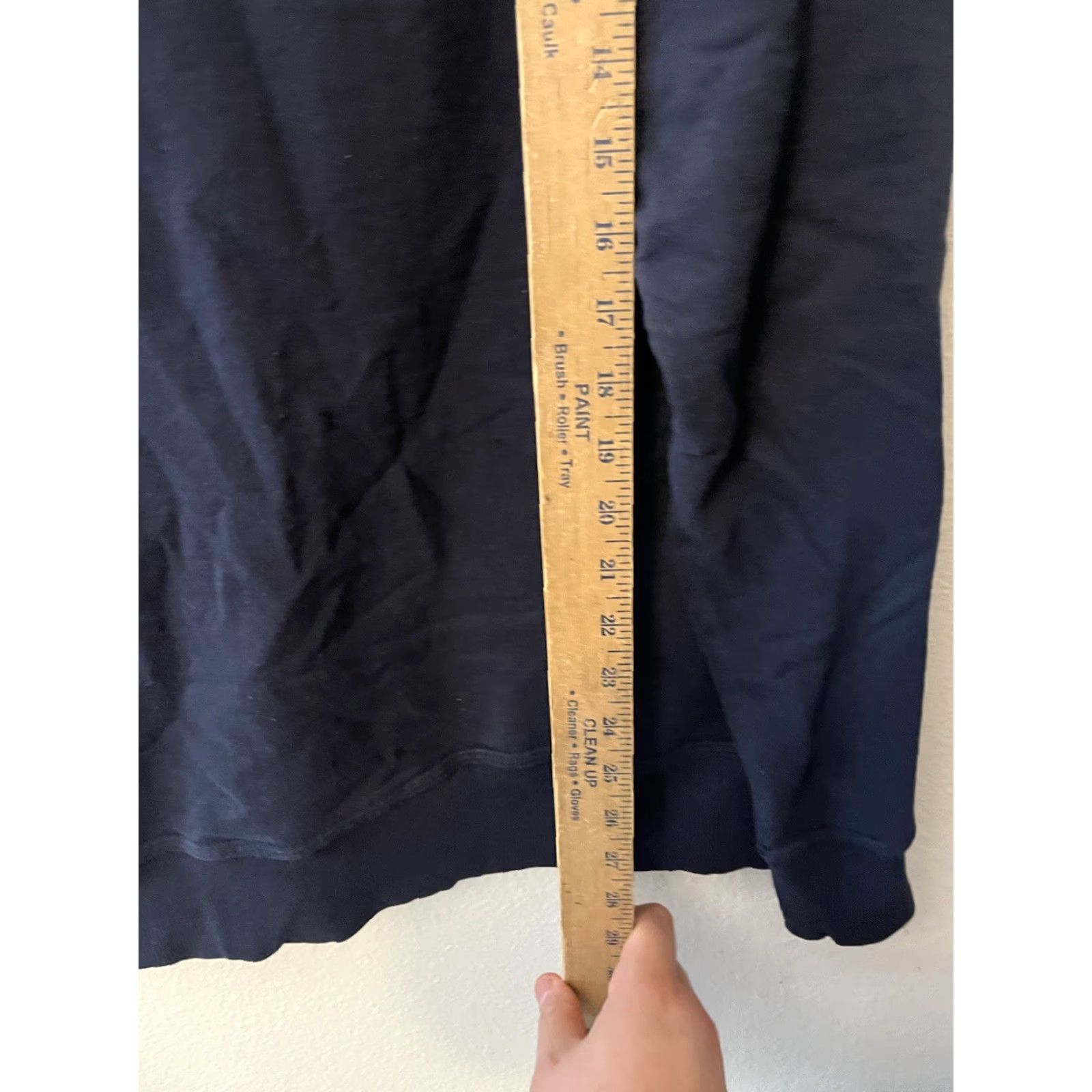 Champion Champion Mens Hoodie Long Sleeve T Shirt Navy Blue SpellOut Athletic Logo Size US L / EU 52-54 / 3 - 4 Thumbnail