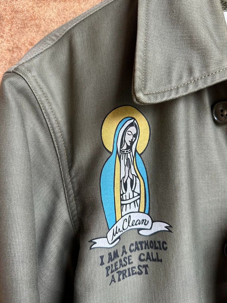 The Real McCoy's The Real McCoy's A-2 Deck Jacket ST.CHRISTOPHER PROTECT US Size US XL / EU 56 / 4 - 3 Thumbnail