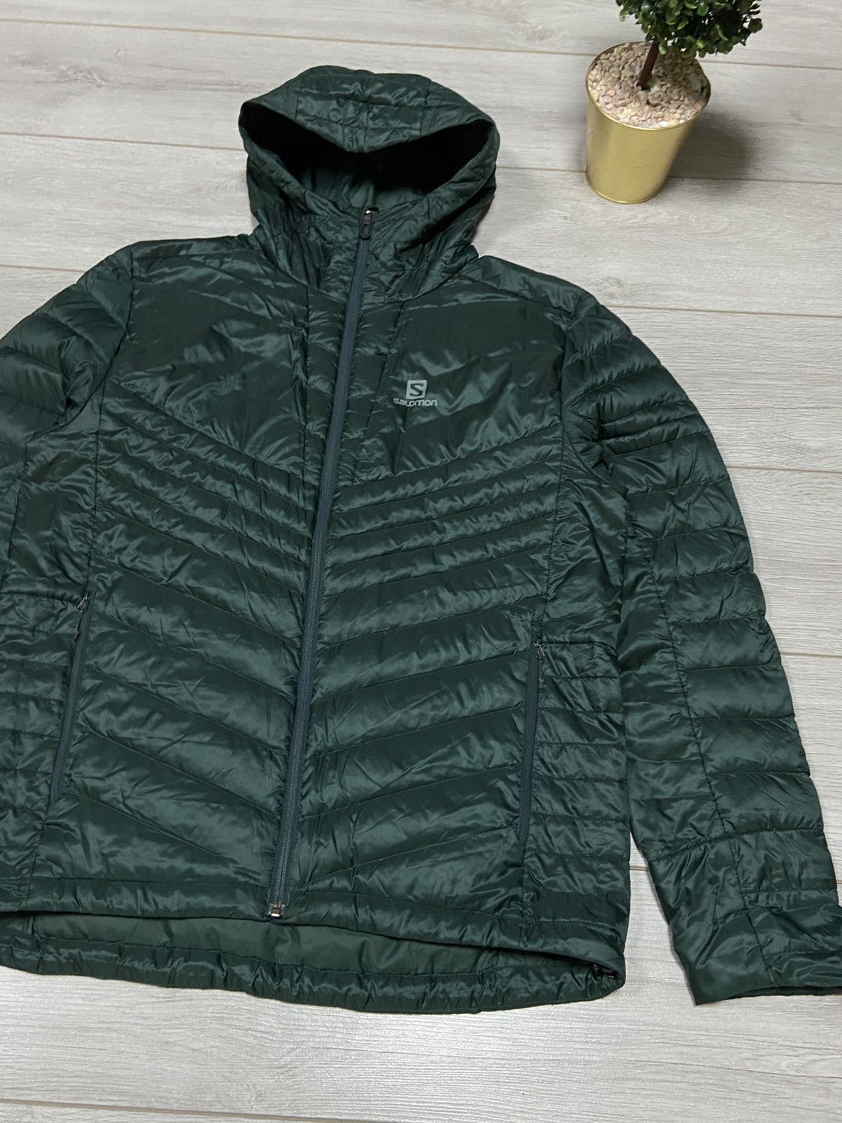 Salomon Salomon puffer zip jacket quilted Size US L / EU 52-54 / 3 - 3 Thumbnail