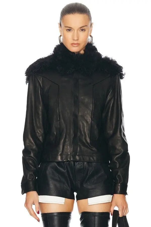 Rick Owens o1y0126 Jacket in Black Size S / US 4 / IT 40 - 1 Thumbnail