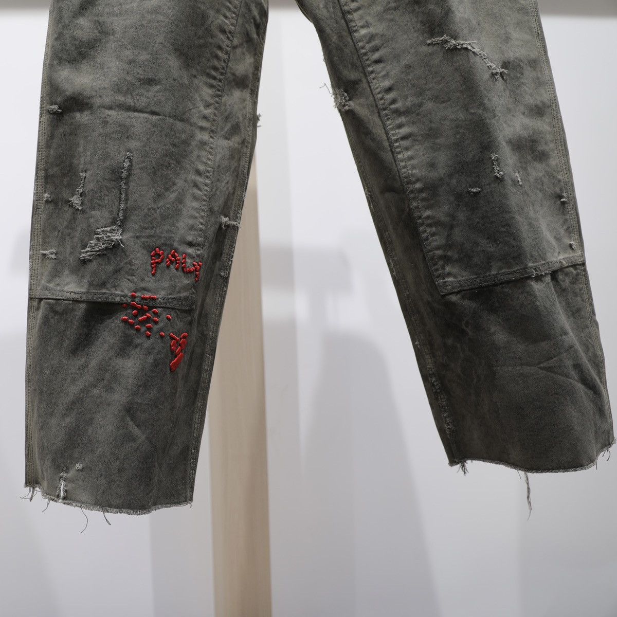 Paly Hollywood Paly Hollywood BEEN THRU IT WAXED CANVAS DBL KNEE PANT Size US 32 / EU 48 - 4 Thumbnail