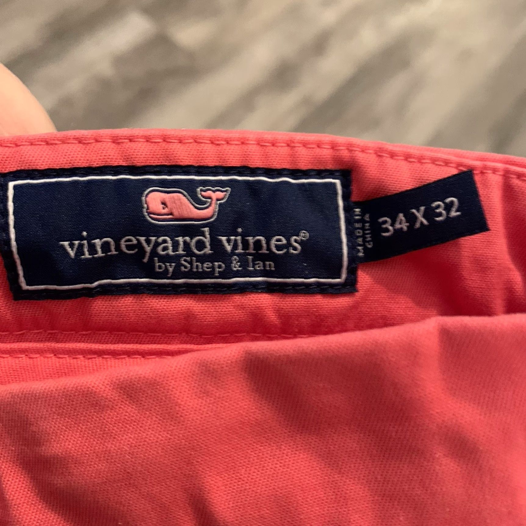 Vineyard Vines Vineyard Vines Breaker Pants Mens Slim 34x32 Chino Pink Coral 98% Cotton 2% Spandex Zip Front Regular Size US 34 / EU 50 - 2 Thumbnail