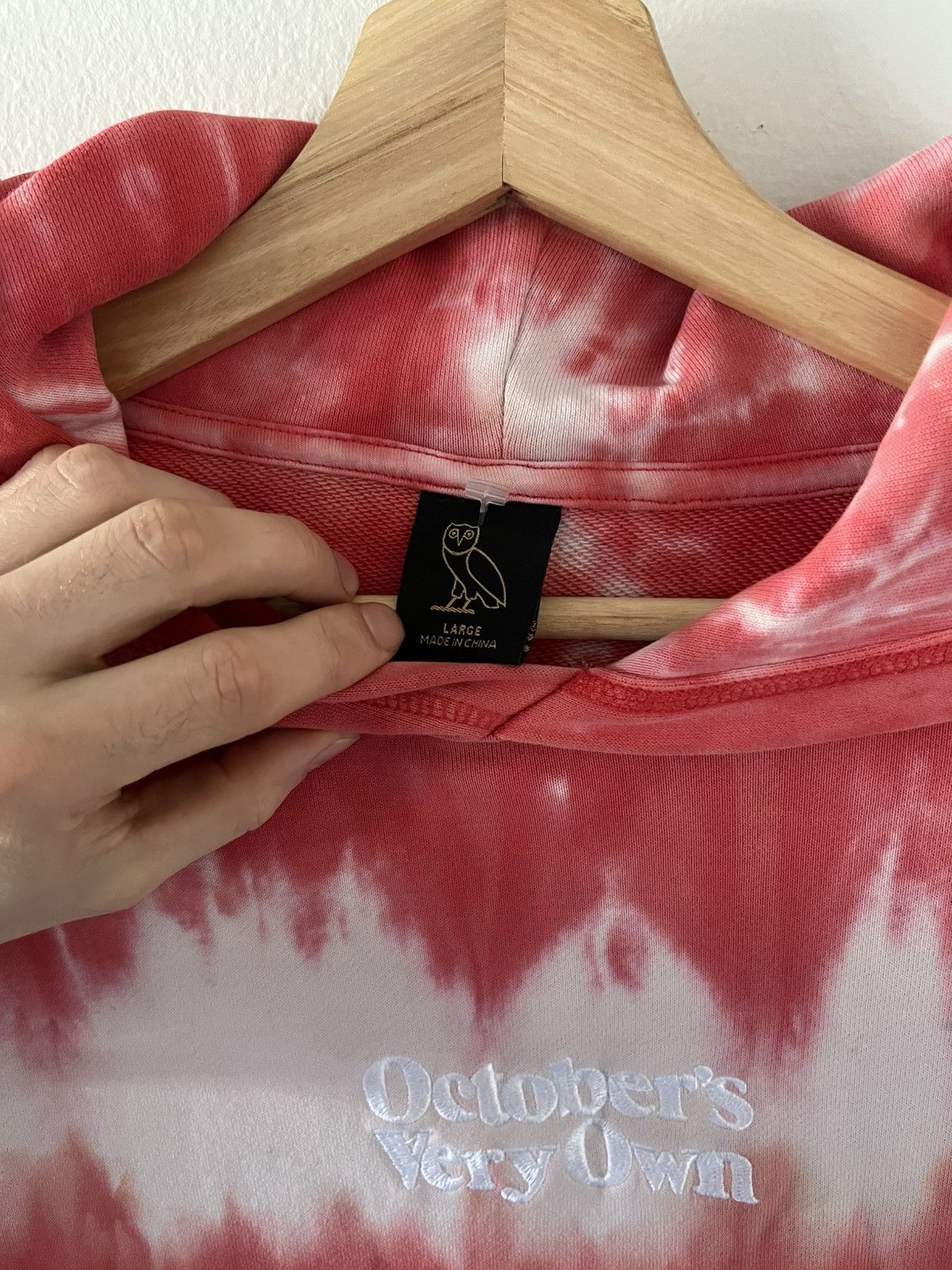 Drake × October's Very Own × Other Octobers Very Own Drake Tie Dye Hoodie red and white mens L Size US L / EU 52-54 / 3 - 2 Thumbnail