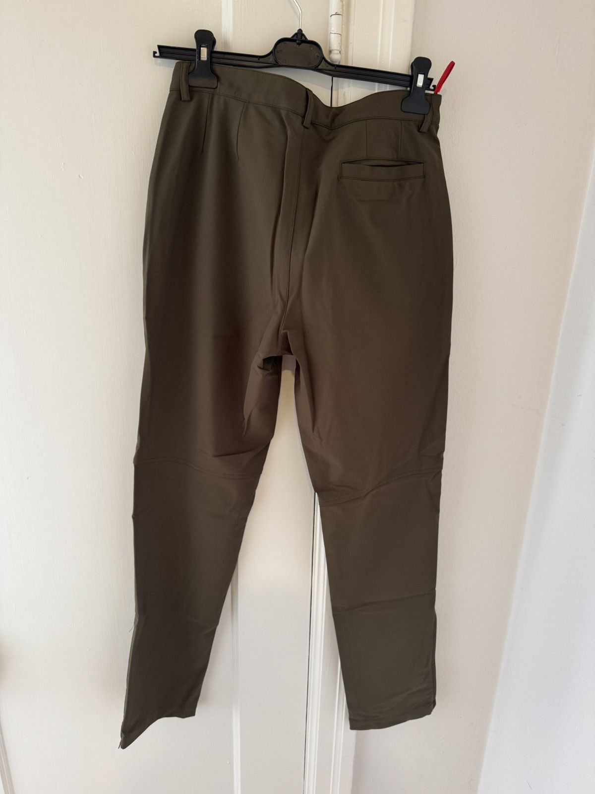 Prada Vintage Prada Olive Tech Nylon Trouser Pants Red Tab Size US 30 / EU 46 - 7 Thumbnail