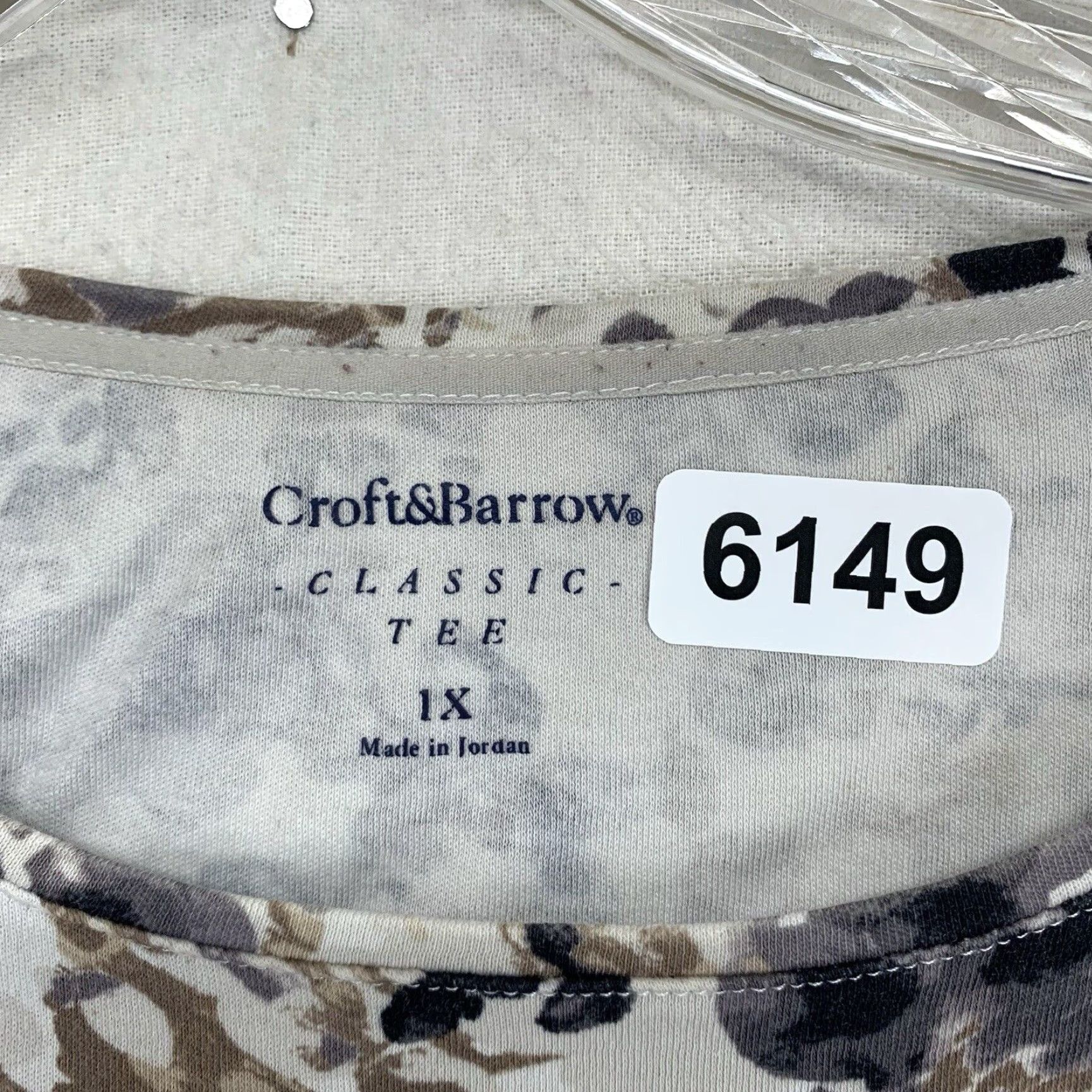 Croft & Barrow VINTAGE Croft & Barrow Floral T-Shirt Women 1X Plus Size Short Sleeve Cotton Casual Summer Size XL / US 12-14 / IT 48-50 - 4 Thumbnail