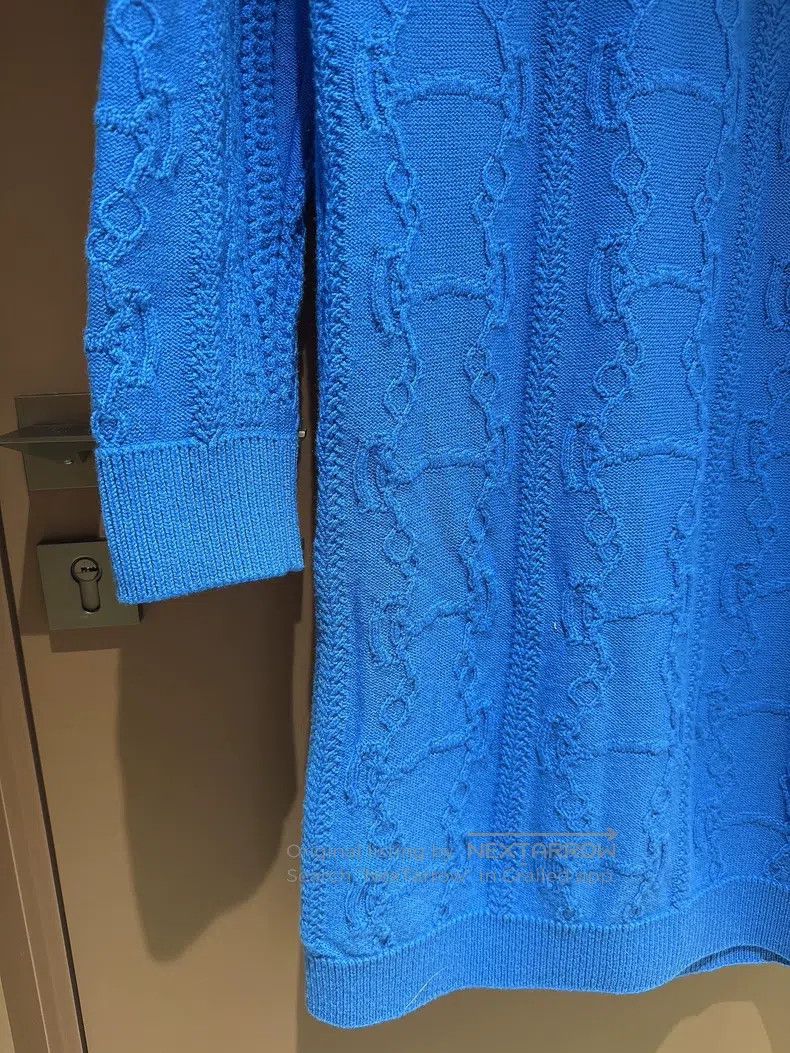 Hermes Hermes Jacquard Knit Dress Size XXS / US 00 / IT 34 - 4 Thumbnail