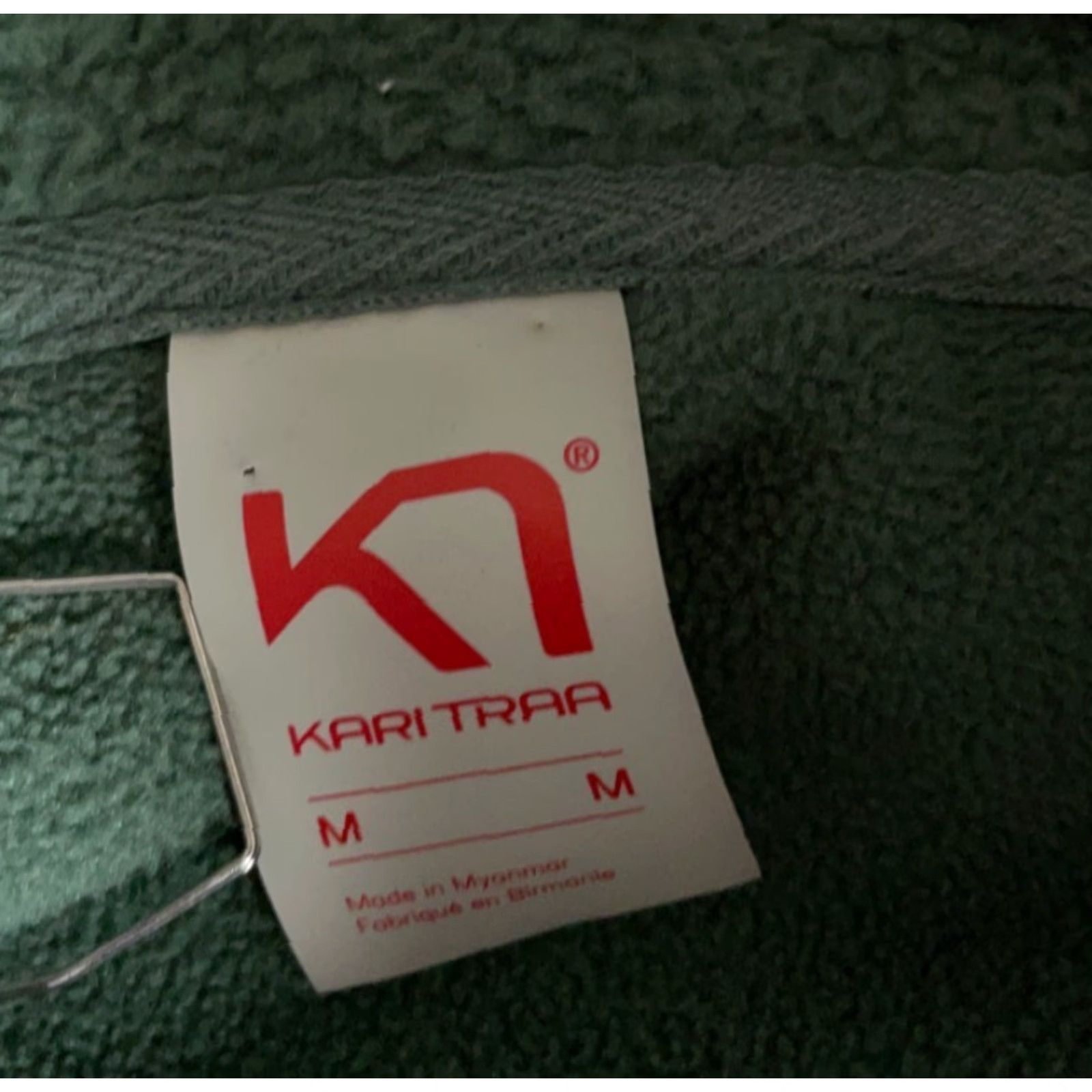 Vintage Kari Traa Rothe Midlayer Jacket Women's M Green Full Zip Lightweight Pockets Unlined Fleece 622569 Style Outdoor Retro 90s? Size M / US 6-8 / IT 42-44 - 3 Thumbnail