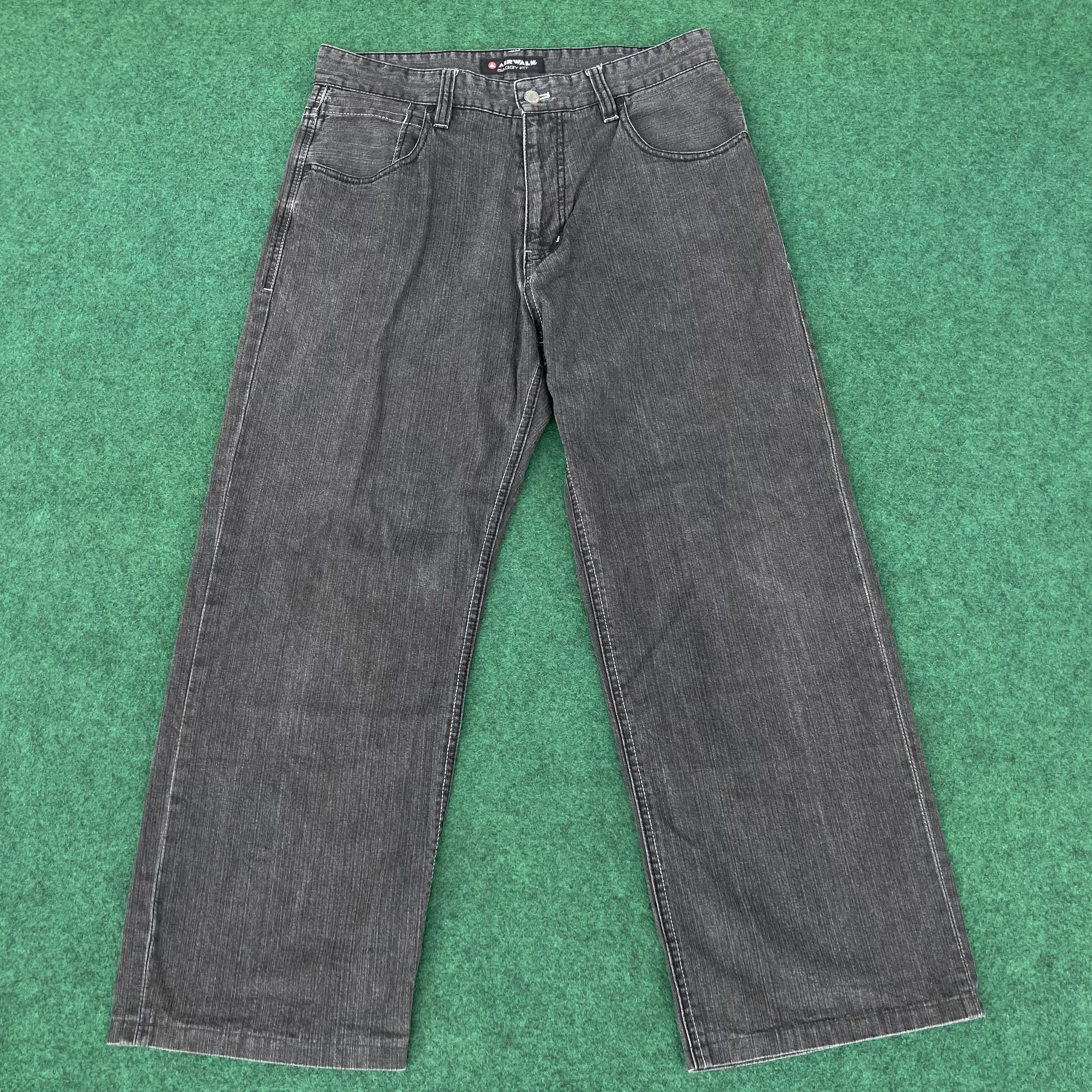 Airwalk × Vintage Vtg Airwalk Ollie Baggy Skateboard Pant Jeans 90s Jeans Size US 33 - 2 Thumbnail