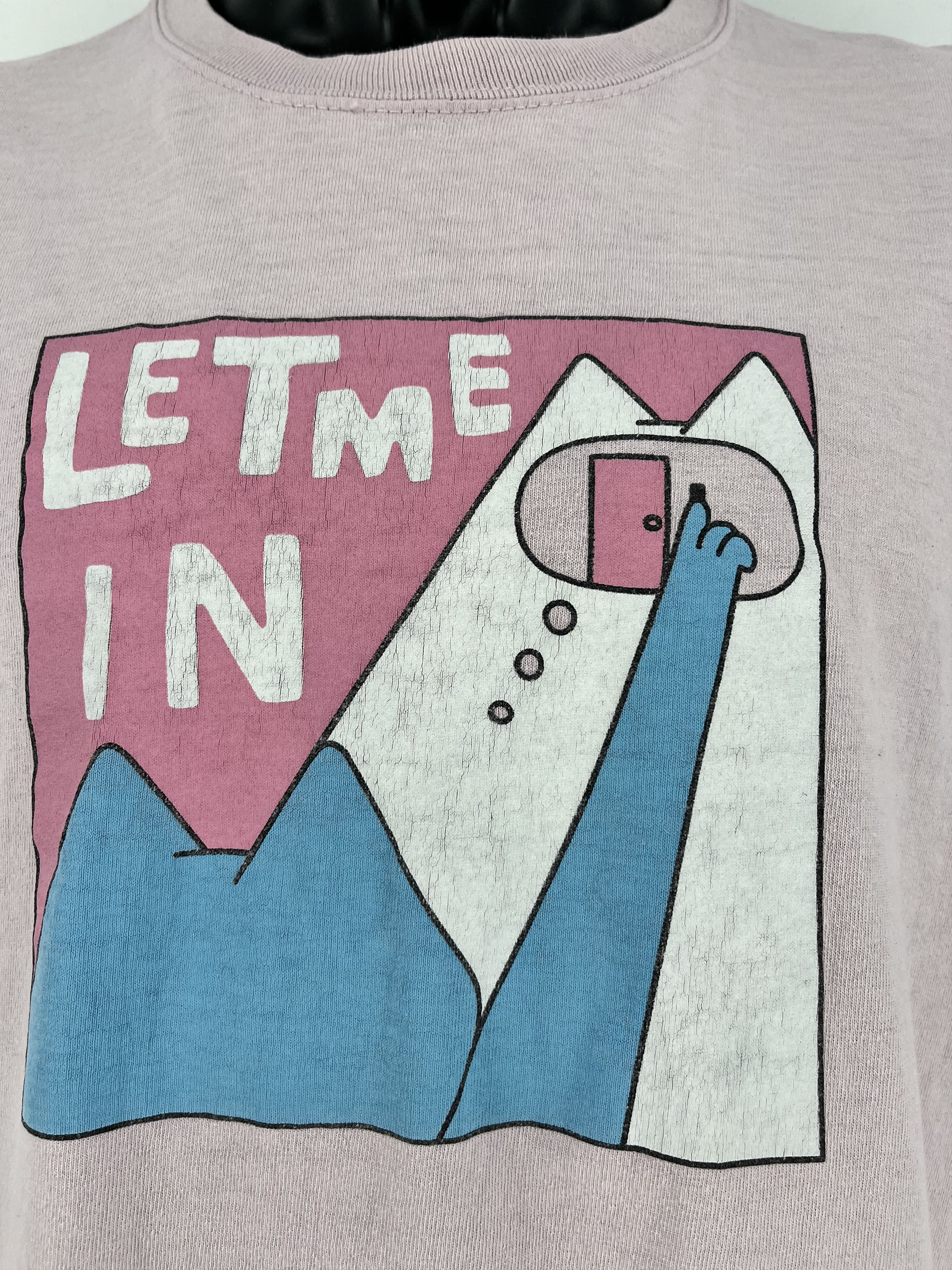 RIPNDIP Vintage Leon Karssen Cat "let Me In” Pink T-Shirts Size XXL Size US XXL / EU 58 / 5 - 8 Thumbnail