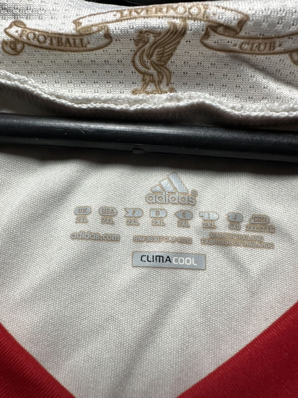 Adidas × Vintage Vintage adidas Liverpool soccer jersey long sleeve away rare Size US XXL / EU 58 / 5 - 8 Thumbnail