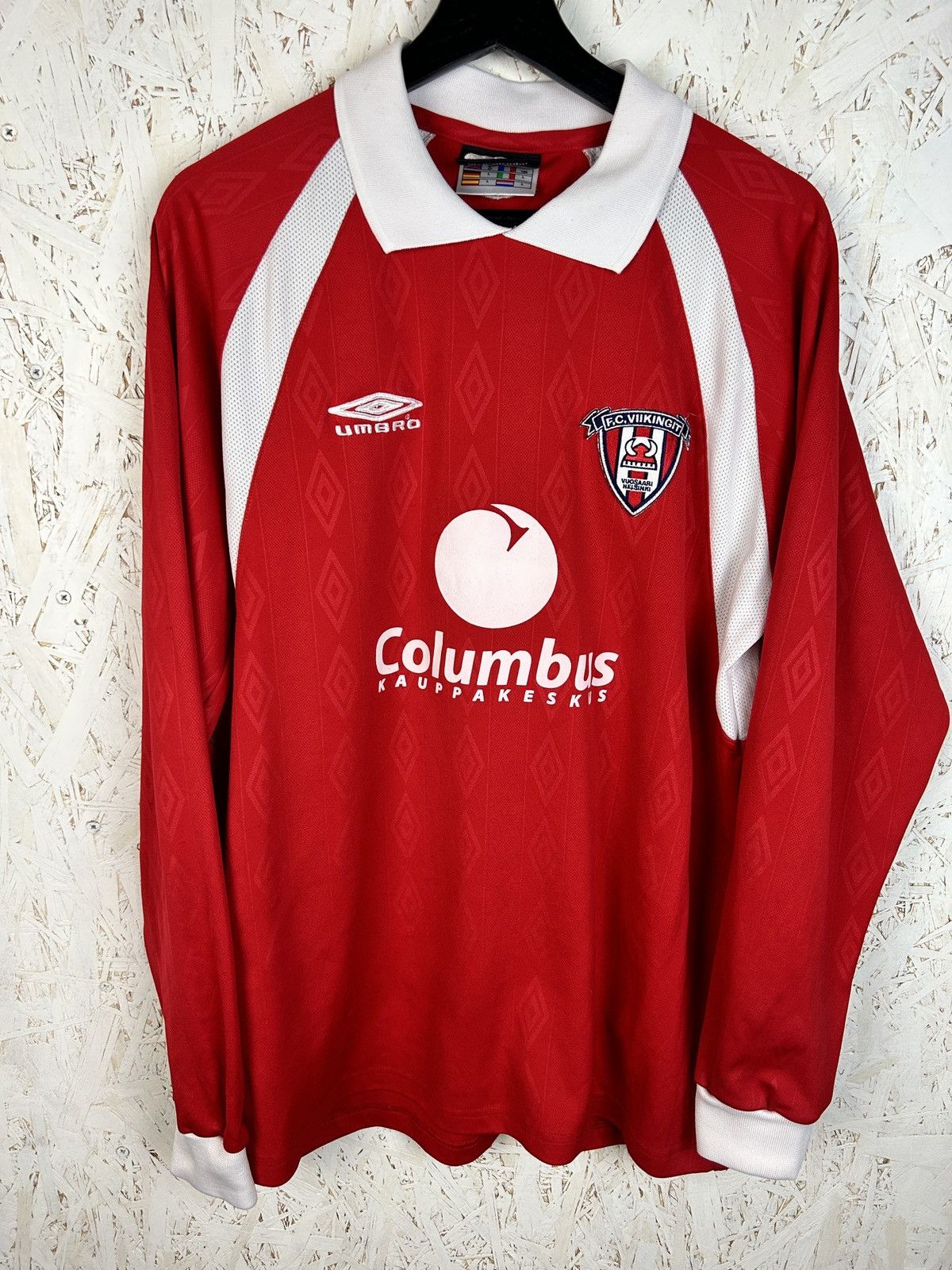 Umbro 00s Umbro FC Vikingit Finland #2 Match Worn Jersey Size L Size US L / EU 52-54 / 3 - 1 Thumbnail