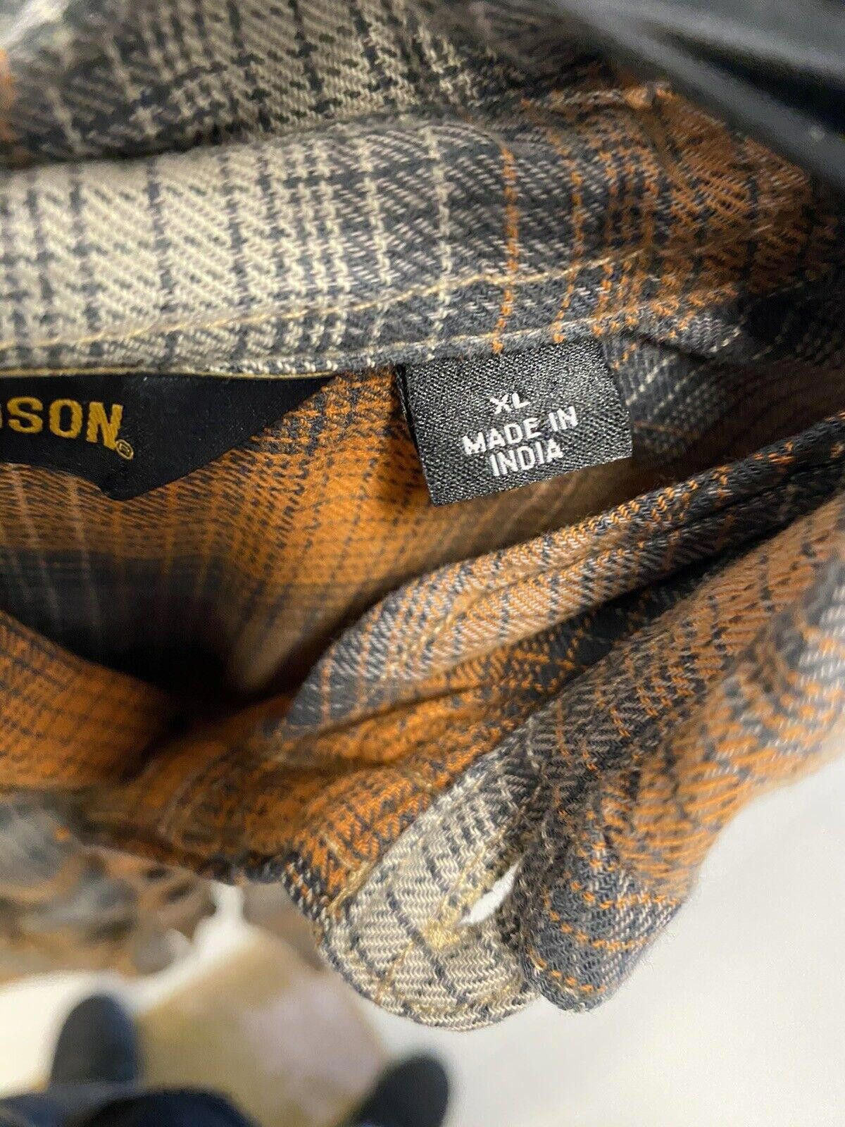 Harley Davidson Harley-Davidson Eagle Button Down Plaid Shirt Jacket XL Size US XL / EU 56 / 4 - 4 Thumbnail
