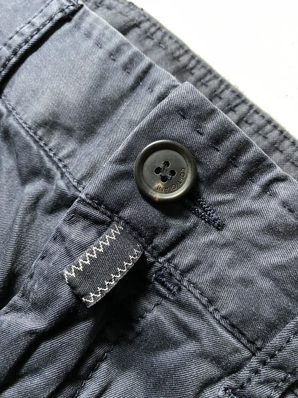 Cortigiani Cortigiani Mens Blue Navy Made In Italy Multi Pocket Size US 31 - 9 Thumbnail