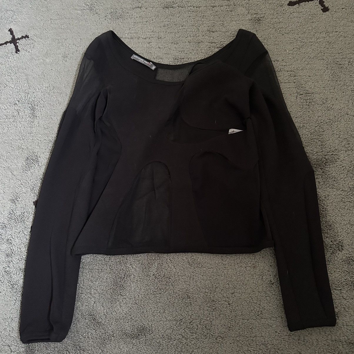 Alexander McQueen Archive Alexander McQueen Fall 2004 Mesh Panel Top Size M / US 6-8 / IT 42-44 - 5 Thumbnail