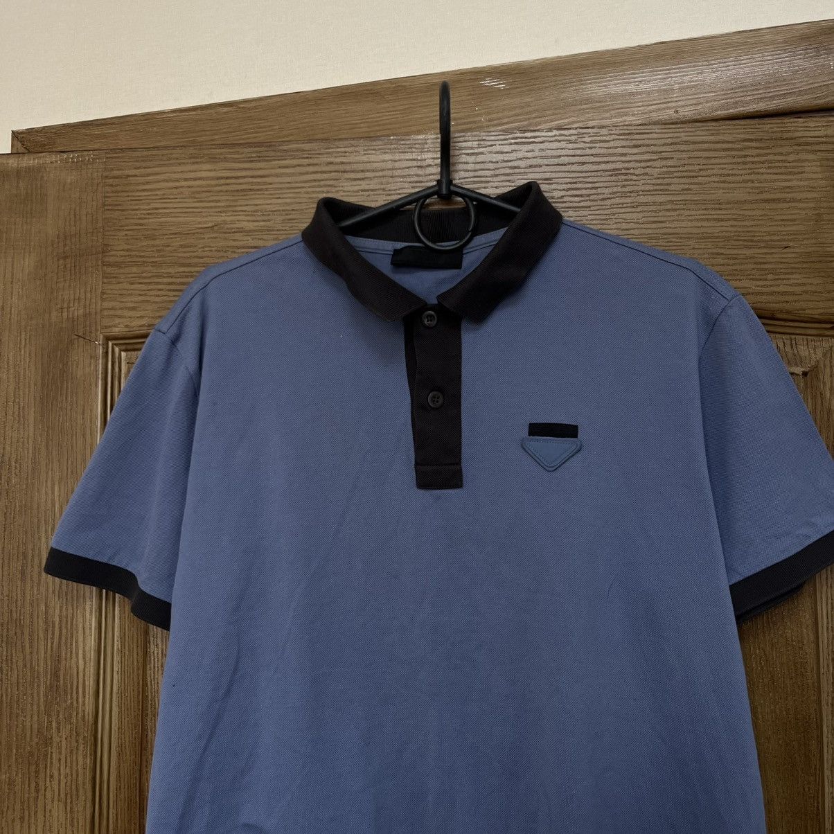 Prada Vintage Prada Polo T-Shirt Size US M / EU 48-50 / 2 - 3 Thumbnail