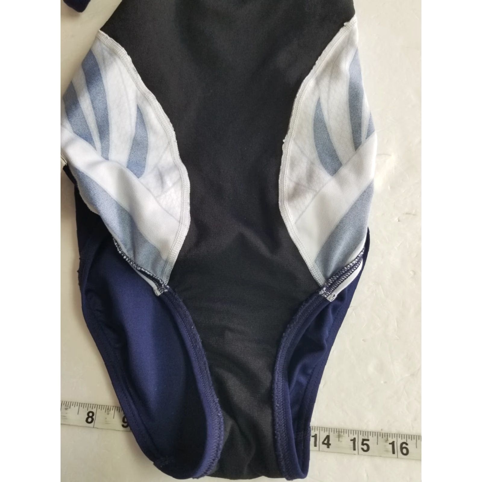 Vintage TYR Swimsuit Girls Navy Blue SIZE XXS 14-16 One Piece Tank Nylon Polyester Spandex Blue Teens 2XS Girls Size ONE SIZE - 4 Thumbnail