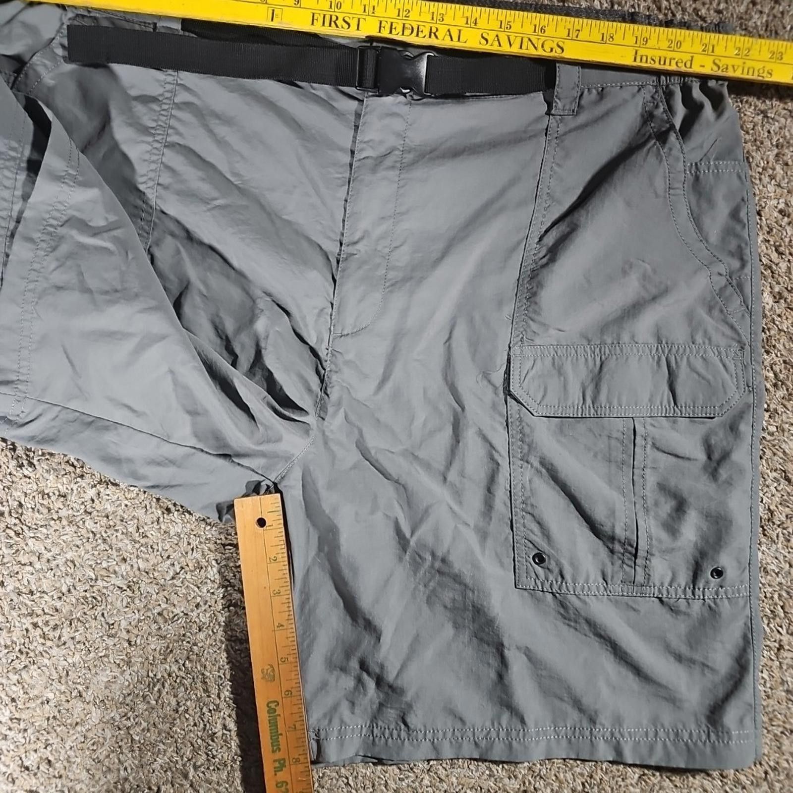 Croft & Barrow Croft & barrow Men's 44 Quick Dry Cargo Shorts Nylon Belted Size US 44 / EU 60 - 4 Thumbnail