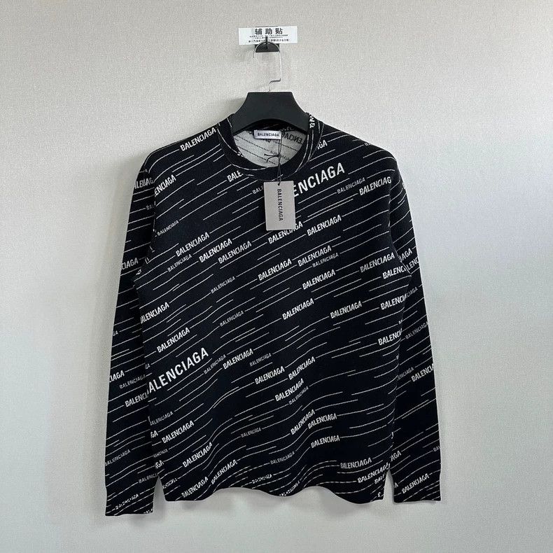 Balenciaga Balenciaga Full Print Bulletproof Sweater Size US S / EU 44-46 / 1 - 1 Thumbnail