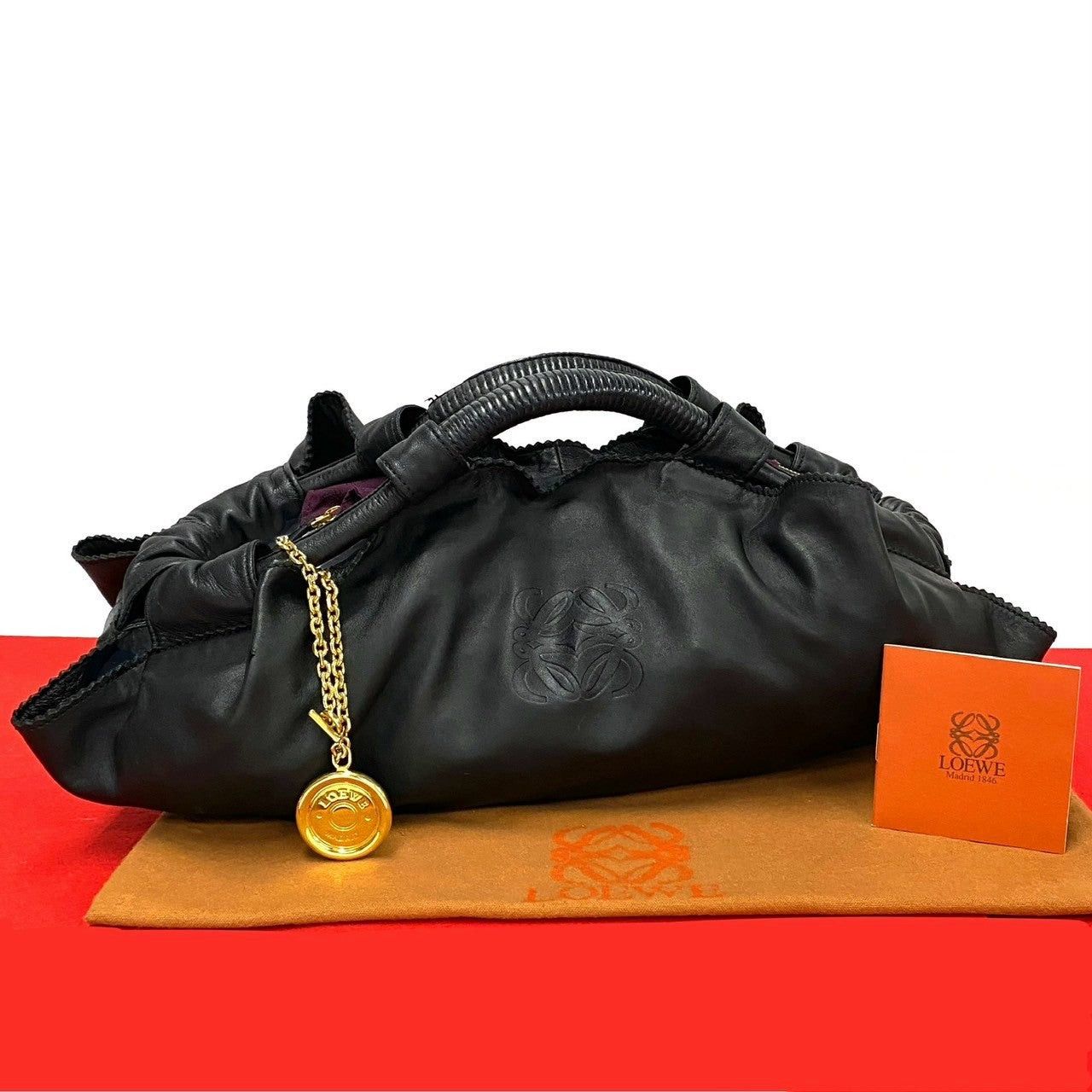 Loewe Loewe Handbag Black Leather Size ONE SIZE - 1 Thumbnail