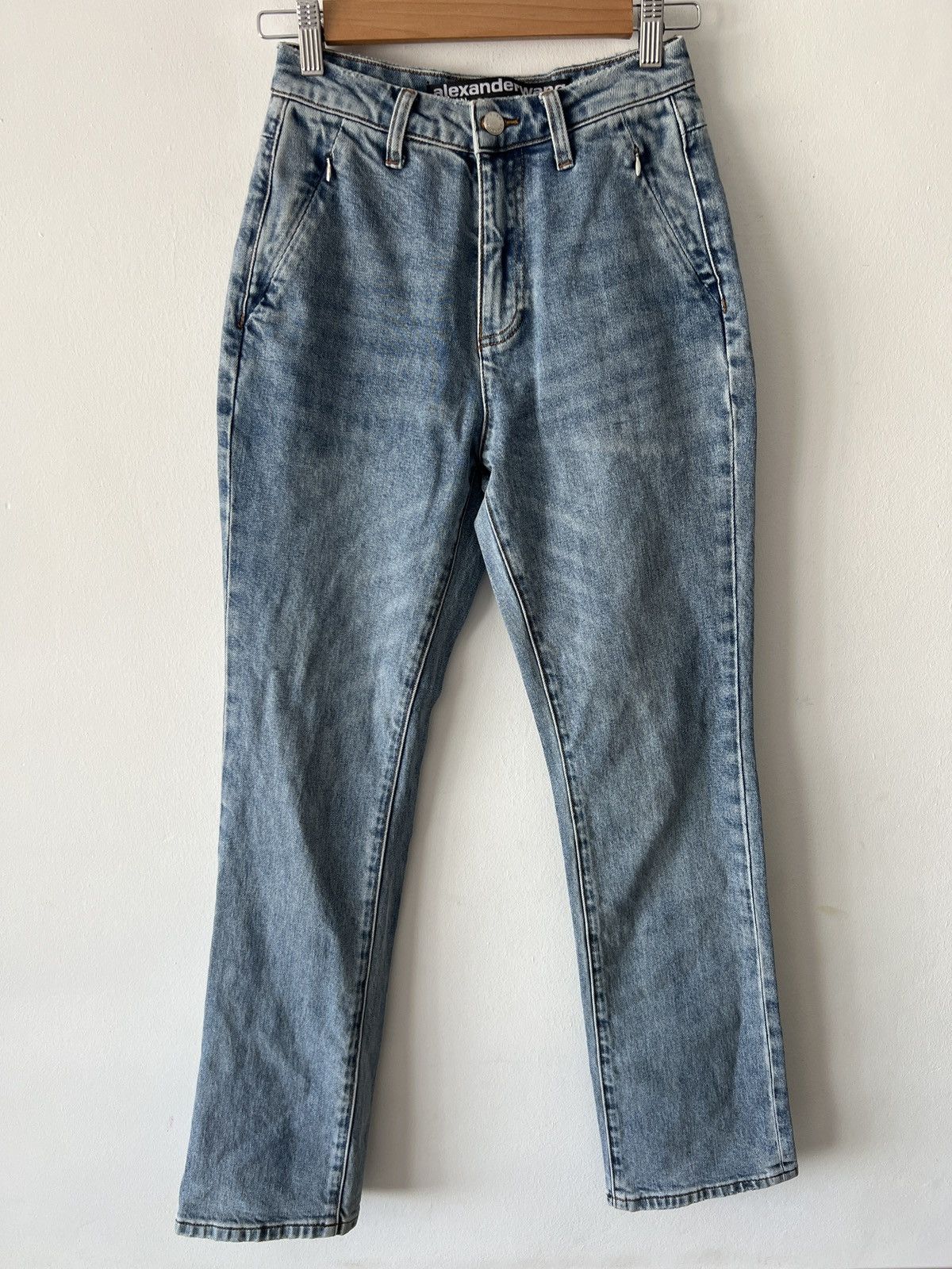 Alexander Wang Alexander Wang Blue Cotton Jeans Size 25" / US 0 / IT 36 - 1 Thumbnail