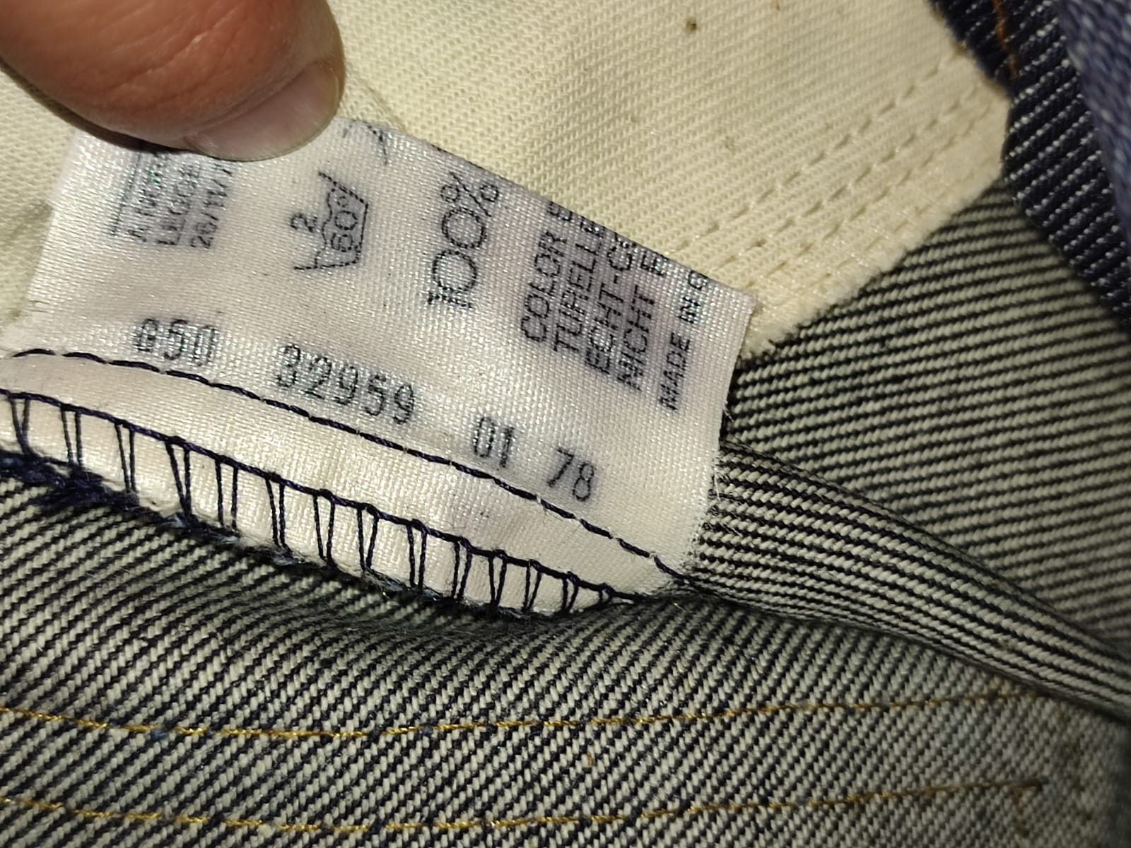 Levi's 🧵 Levi's Orange Tab 632-0217 W28 L36, Deadstock 01/1978🧵 Size 28" / US 6 / IT 42 - 7 Thumbnail