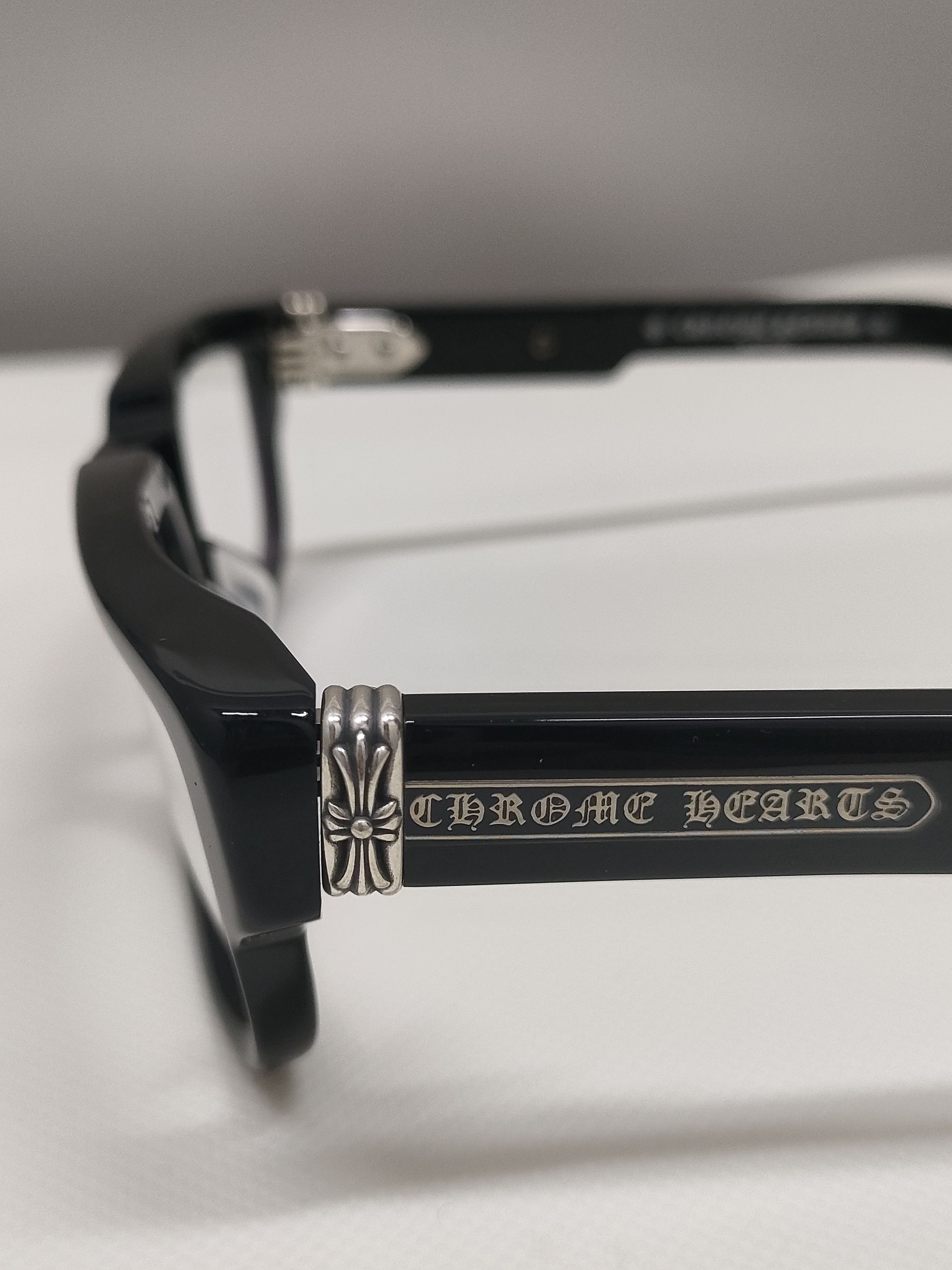 Chrome Hearts Chrome Hearts 2 Thick BK Glasses Frame Size ONE SIZE - 10 Thumbnail