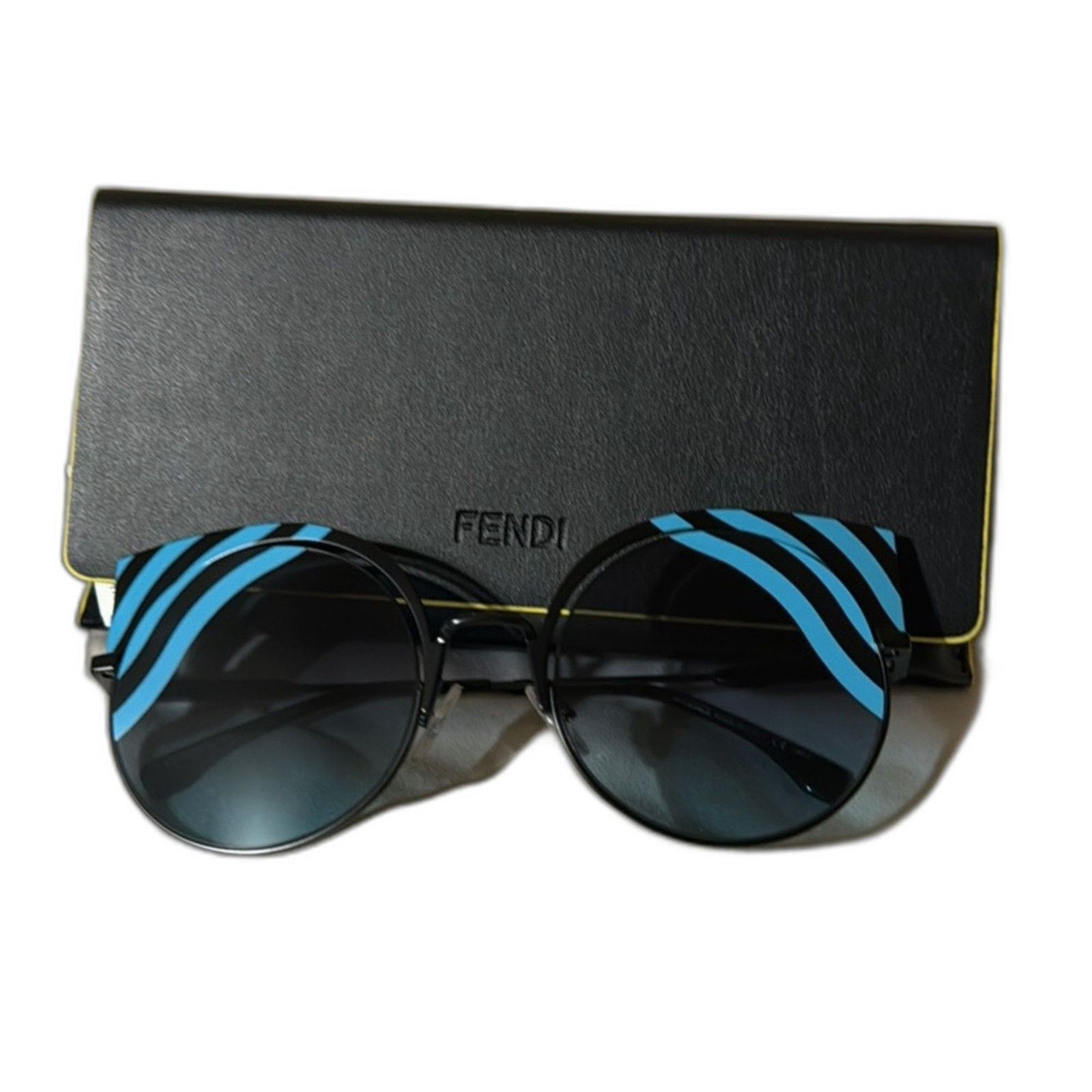 Fendi 53mm Cat Eye Sunglasses Blue Fendi 53mm Cat Eye Sunglasses Blue main image 3