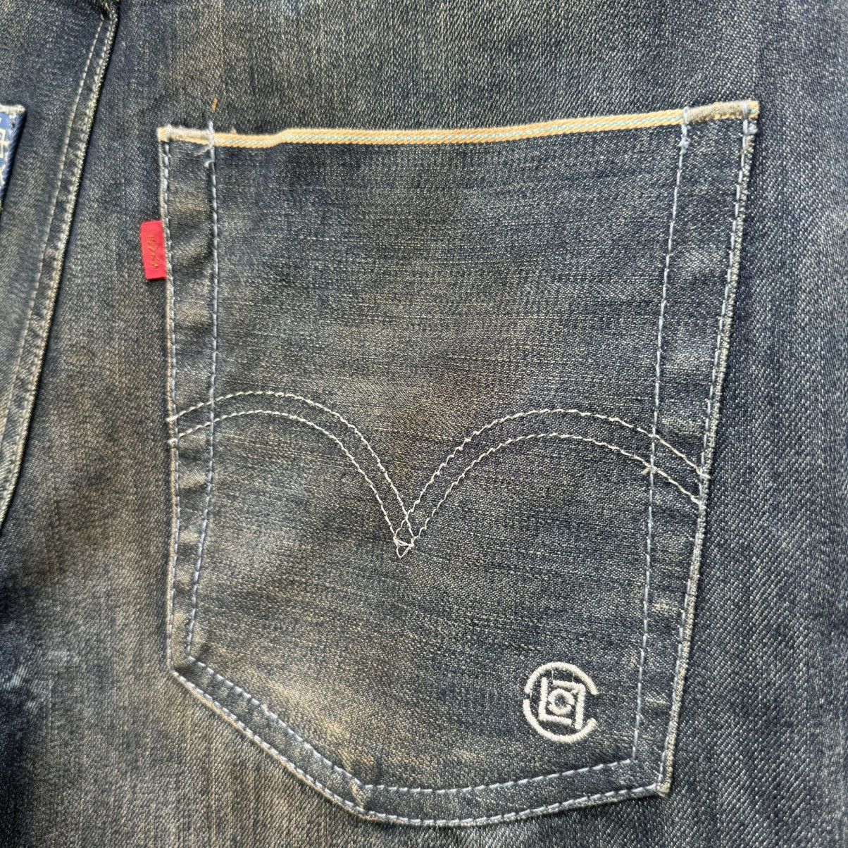 CLOT × Levi's Rare Selvedge Levis Clot Kazuki Jeans Size US 34 / EU 50 - 17 Thumbnail