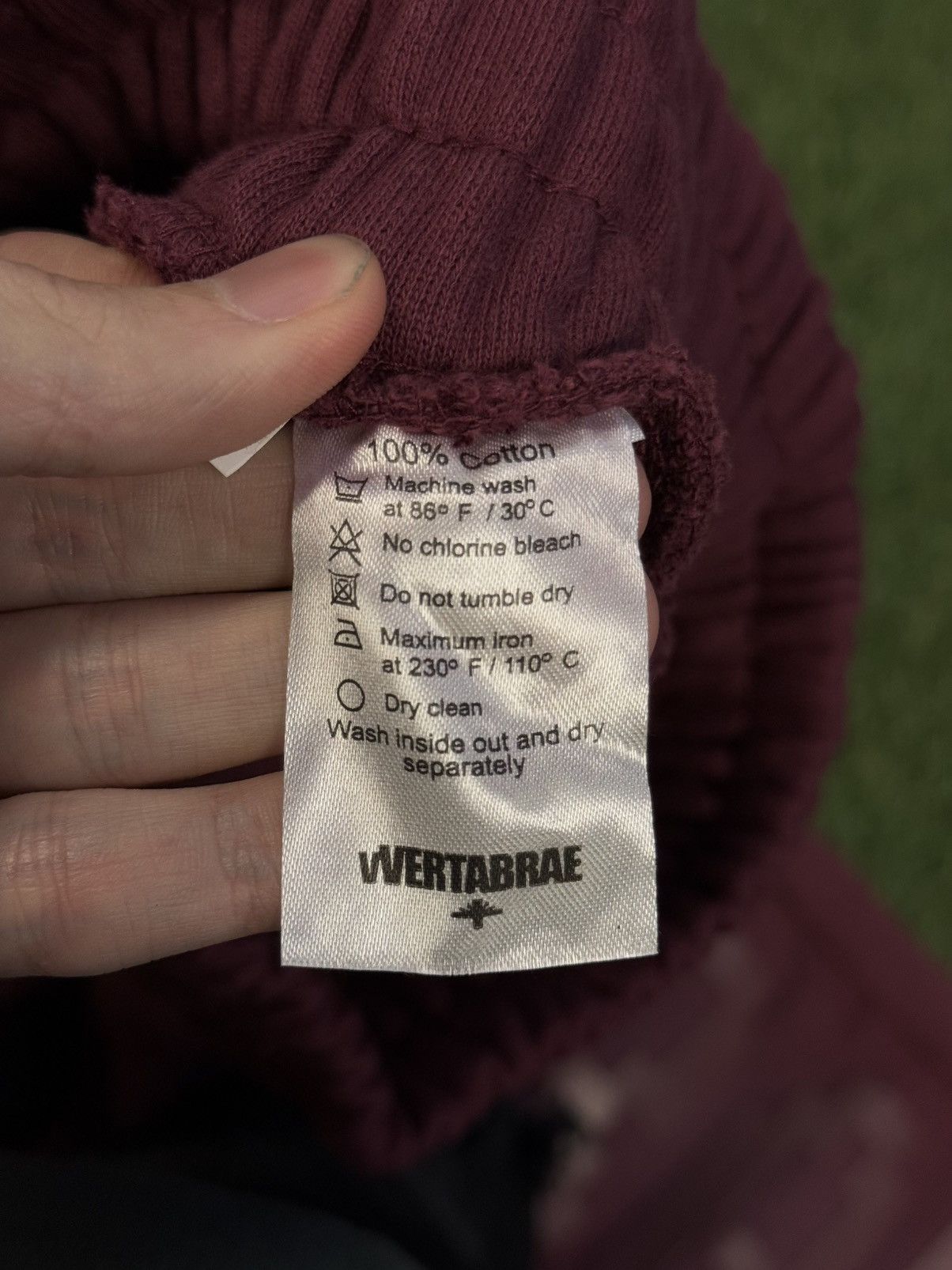 Vertabrae Vertabrae Sweatpants Burgundy Size Small (NEW) Size US 30 / EU 46 - 10 Thumbnail