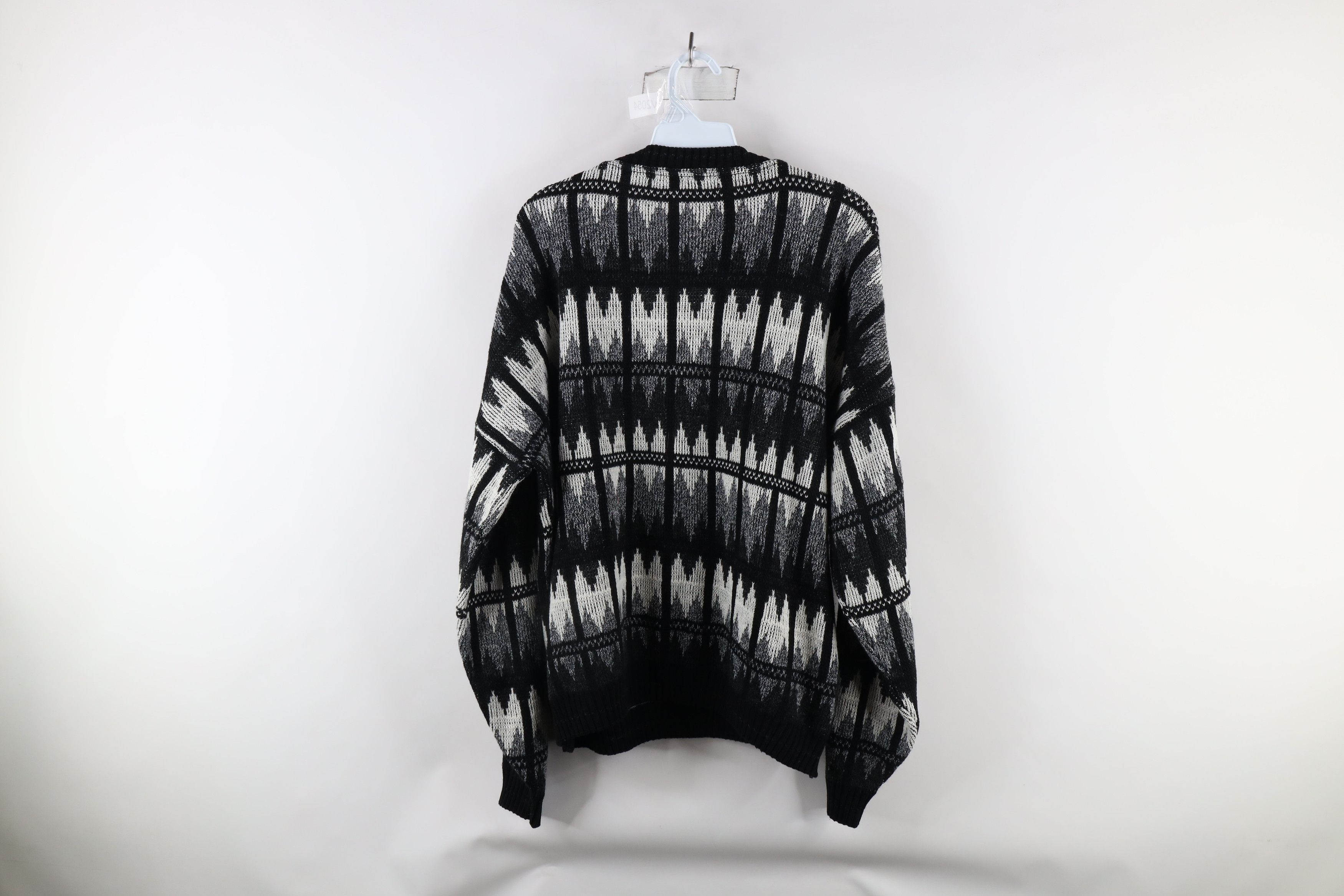 Vintage Vintage 90s Coogi Style Geometric Knit Cosby Sweater Size US L / EU 52-54 / 3 - 6 Thumbnail