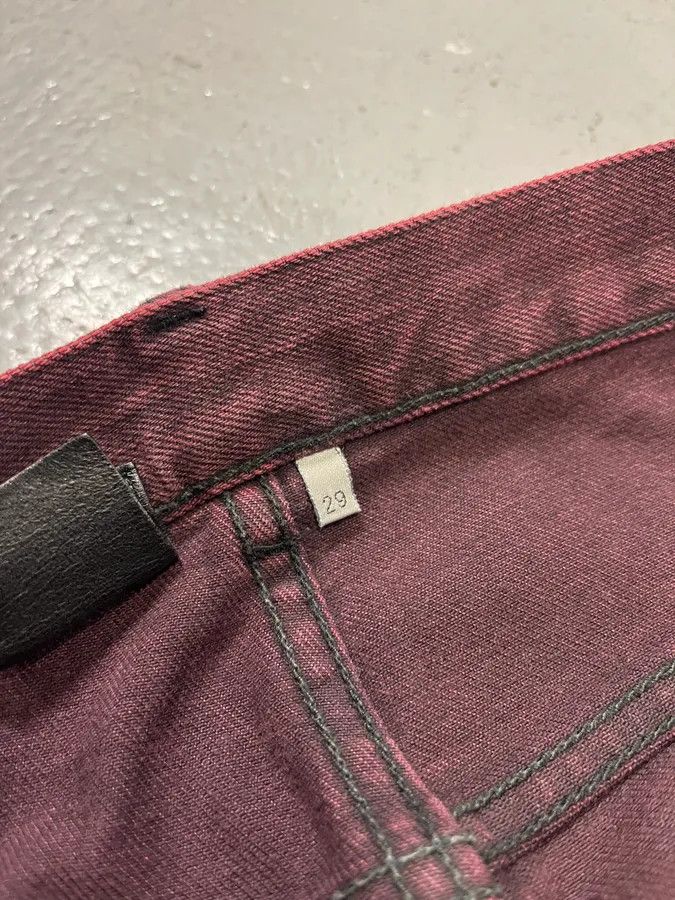 Dior 2010s Dior Purple Shadow Slim Denim Jeans by Kris Van Assche Size US 39 - 11 Thumbnail