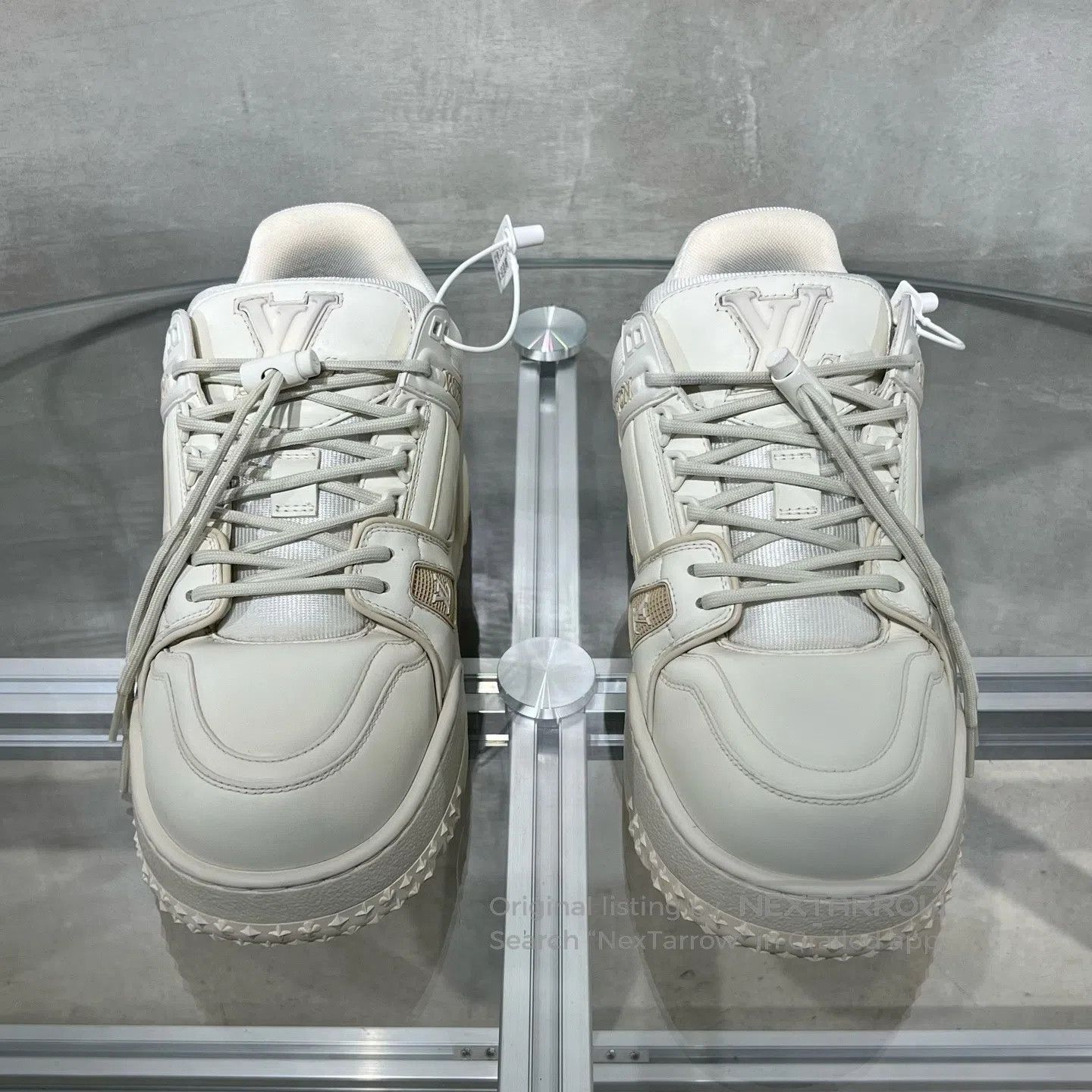 Louis Vuitton Louis Vuitton Trainer White Fat Ding shoes Size US 7 / EU 40 - 2 Thumbnail