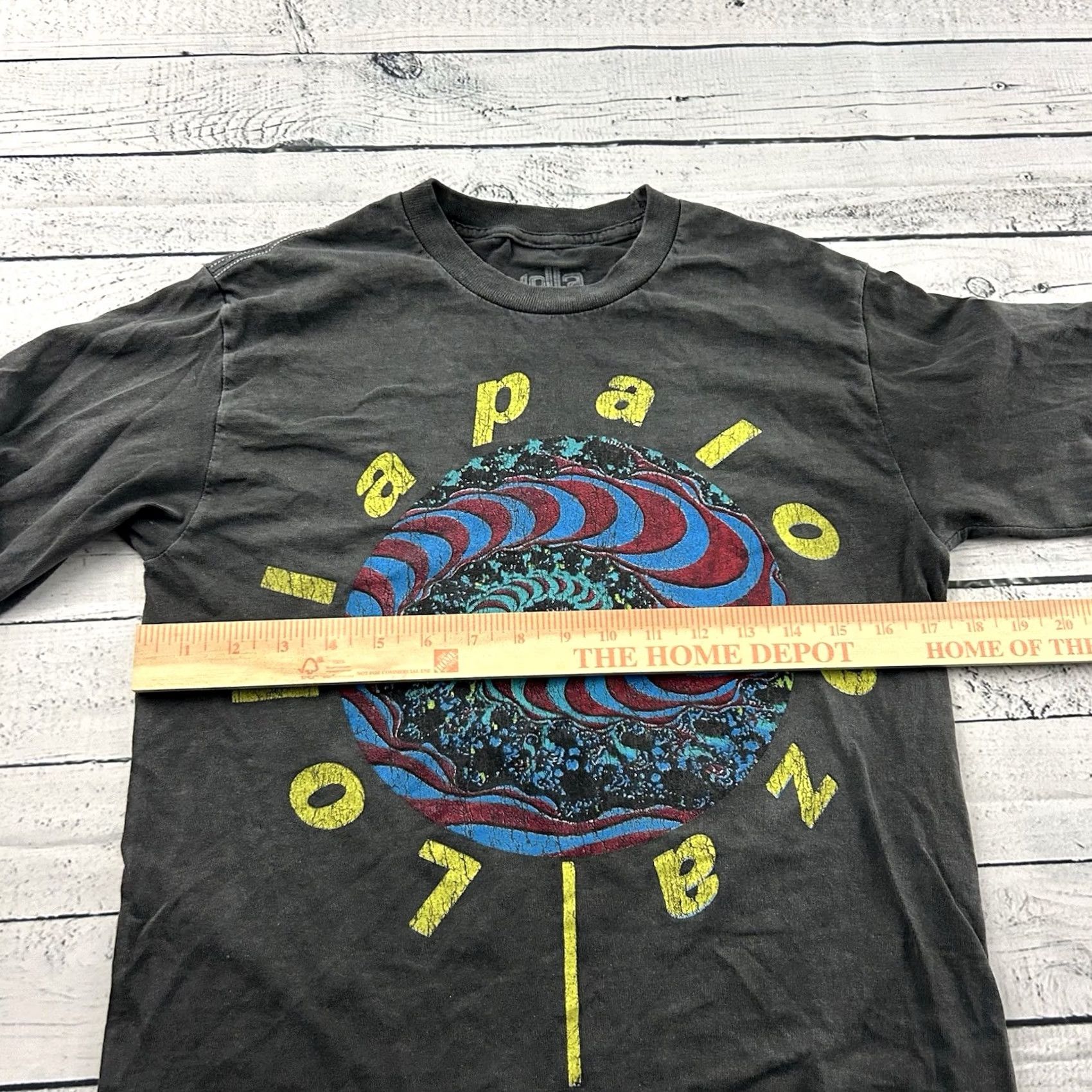 Vintage Lollapalooza Long Sleeve T-Shirt Mens Small Gray Size US S / EU 44-46 / 1 - 4 Thumbnail