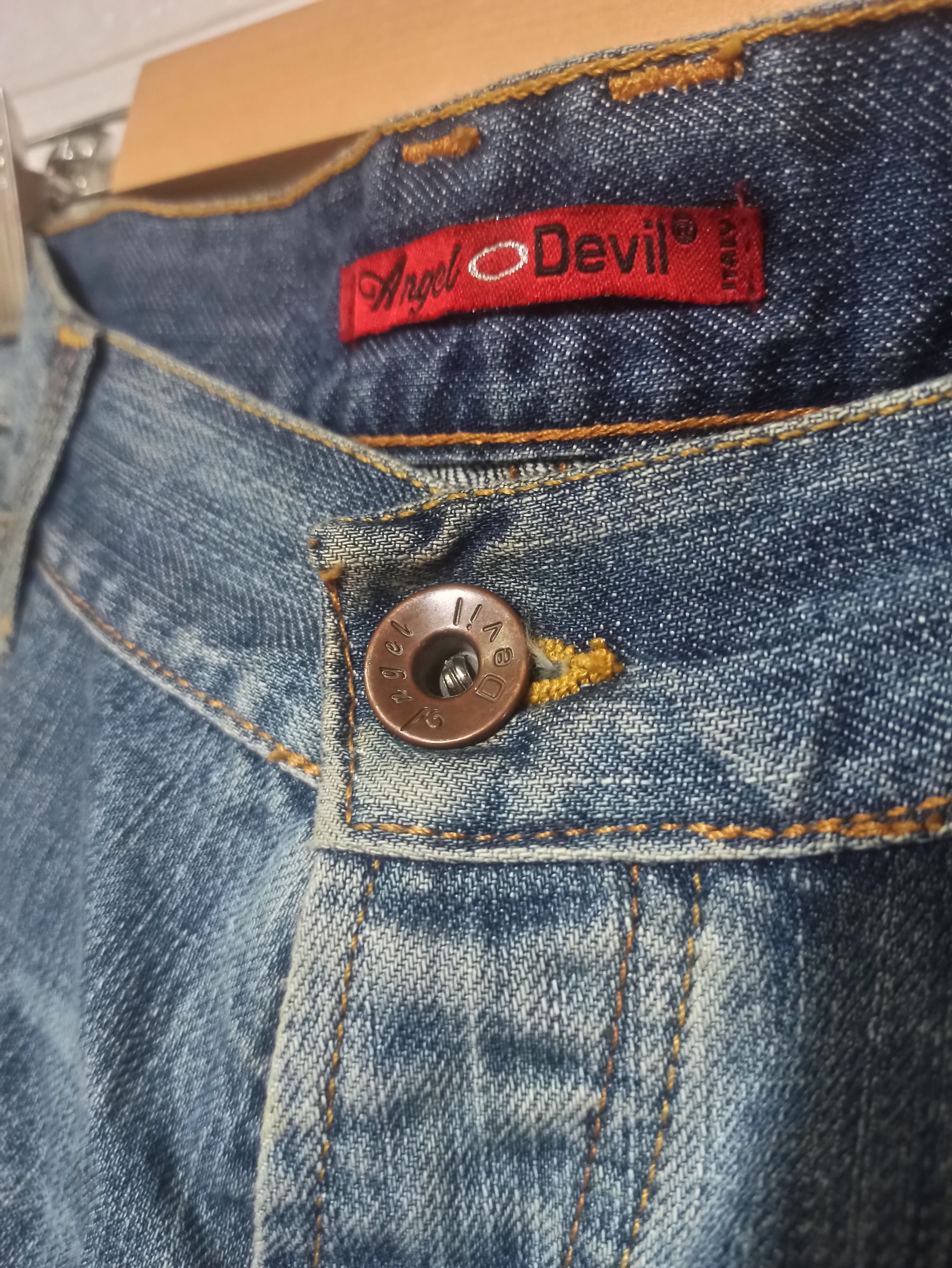 Other rare design Angel Devil Denim pants Size 37" - 5 Thumbnail