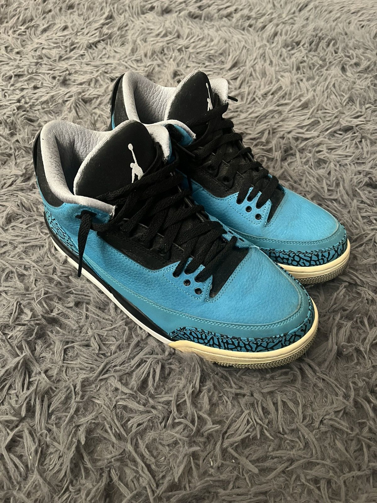 Jordan Brand Power Blue Jordan 3s Size 9.5 2014 Size US 9.5 / EU 42-43 - 2 Thumbnail