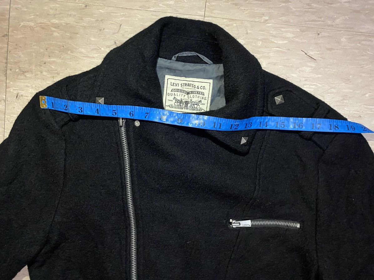 Levi's Levi strauss & co double colar black coat/rider wool jacket Size US L / EU 52-54 / 3 - 8 Thumbnail