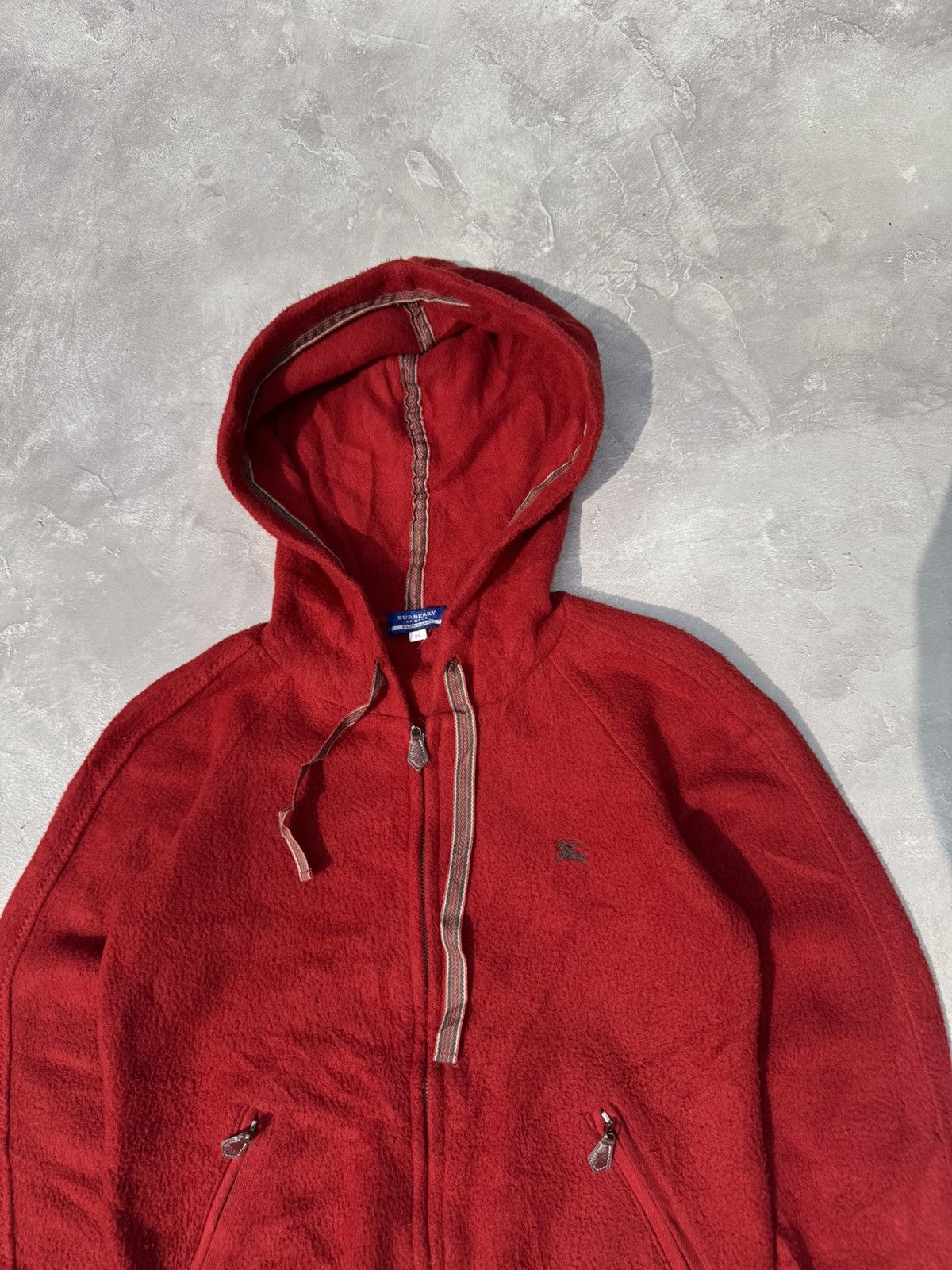 Burberry Vintage Burberry Fleece Zip Hoodie Size XS / US 0-2 / IT 36-38 - 3 Thumbnail