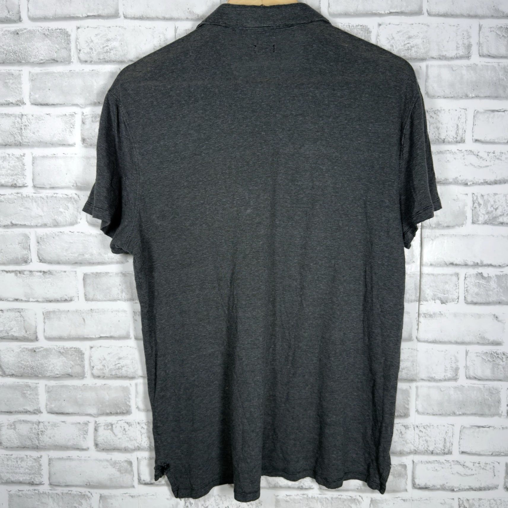 John Varvatos John Varvatos Luxe Casual Polo Shirt Mens Size L Gray Polo Casual Mens L Gray John Varvatos Luxe Casual Polo Shirt Size US L / EU 52-54 / 3 - 5 Thumbnail