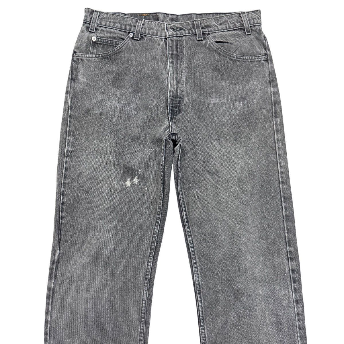 Levi's Vintage Levis 505 Black Faded Distressed Jeans Size US 34 / EU 50 - 3 Thumbnail