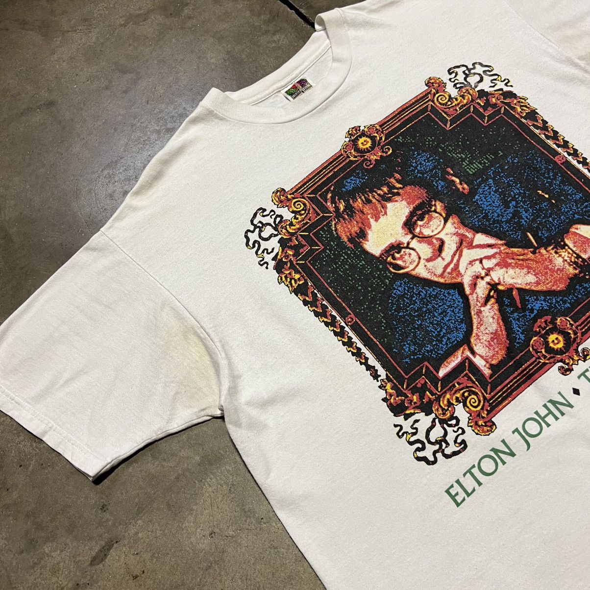 Band Tees Vintage Elton John The Big Picture Tour Band Tee Merch 90s Size US XL / EU 56 / 4 - 3 Thumbnail