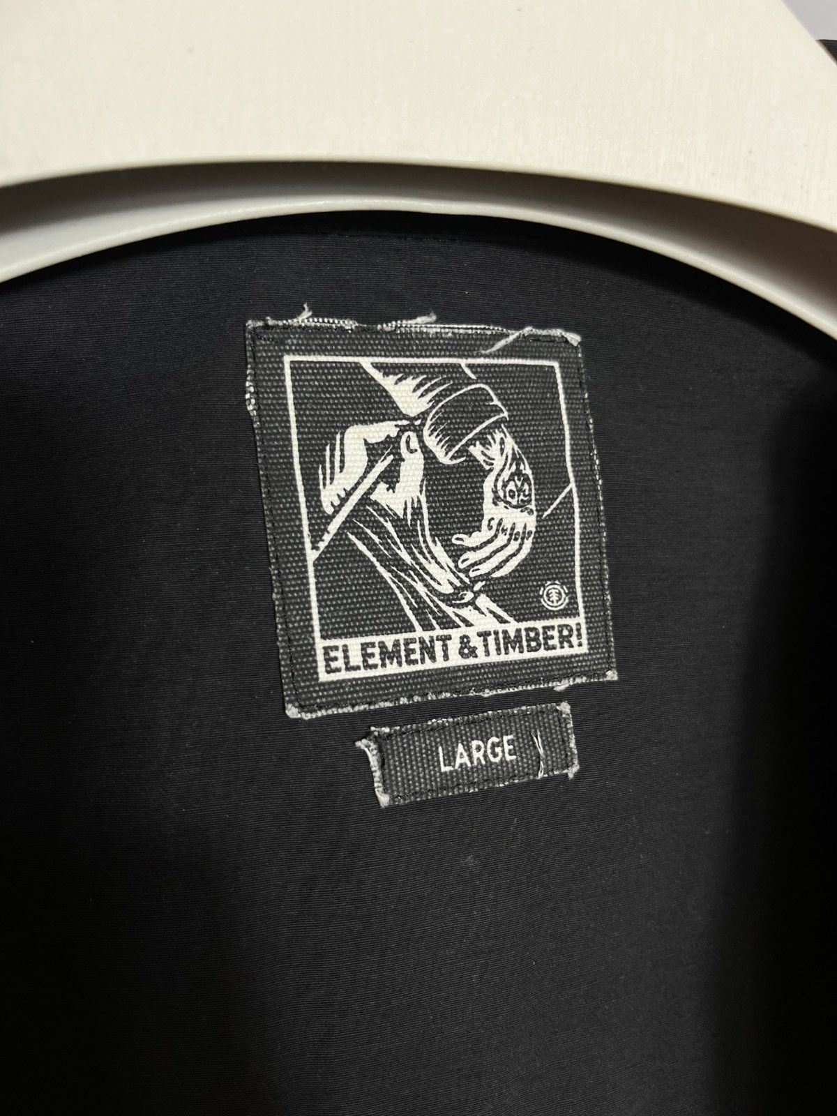 Element ELEMENT × TIMBER! SPILT PAINT MENS JACKET BLACK ZIP Size US L / EU 52-54 / 3 - 8 Thumbnail