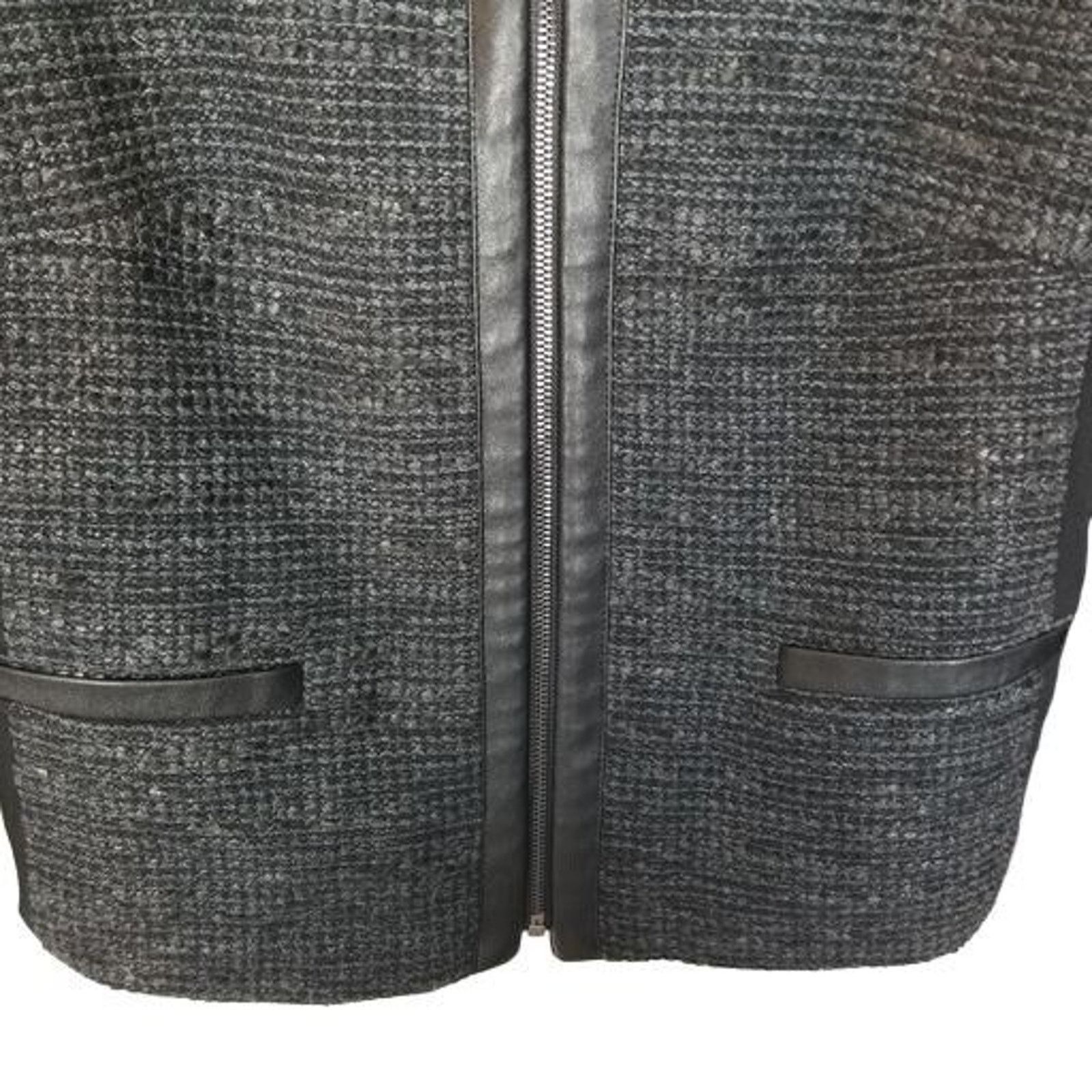 Bailey 44 Bailey 44 Womens Textured Crop Blazer Full Zip Career Corp 4 Size S / US 4 / IT 40 - 3 Thumbnail