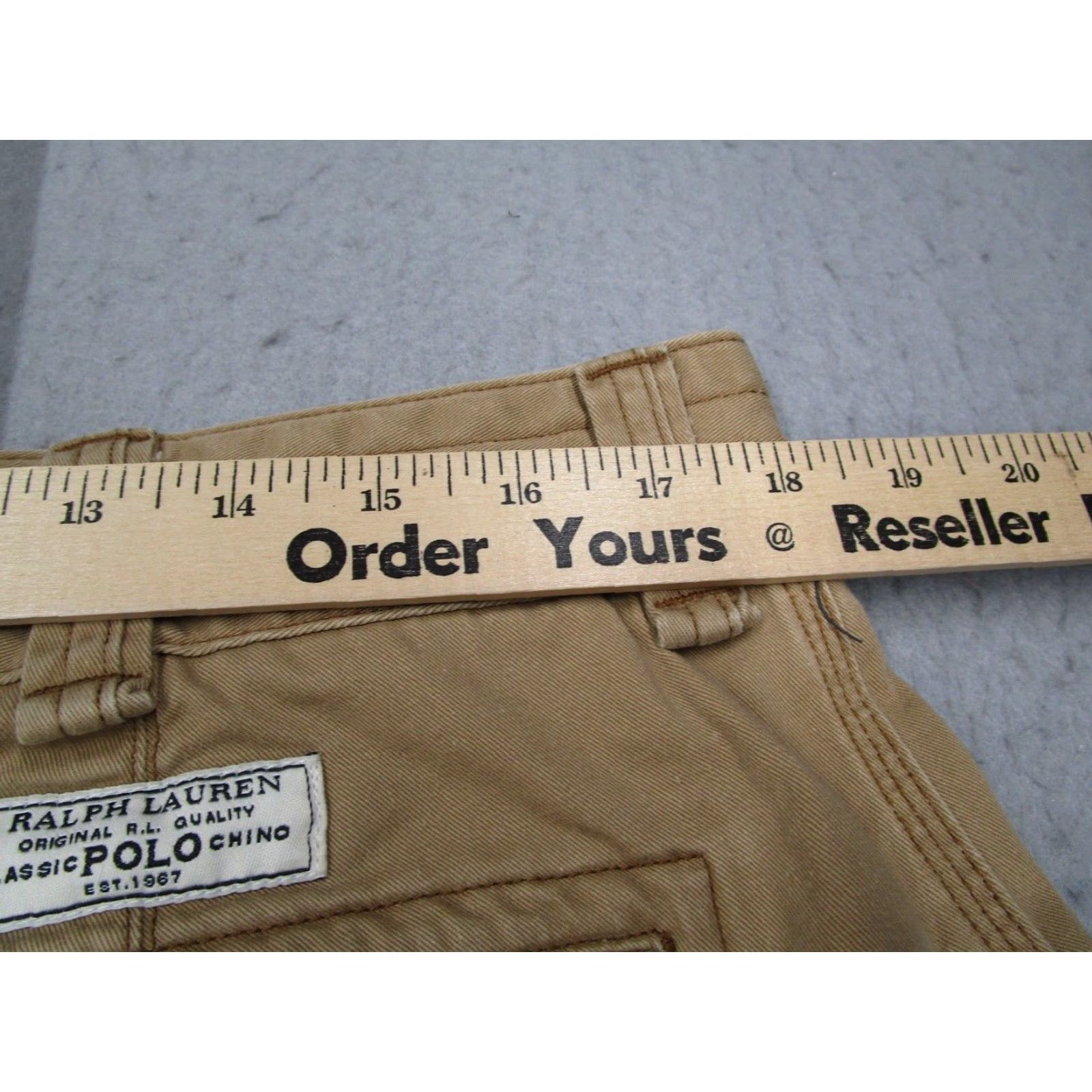 Polo Ralph Lauren VINTAGE Polo Ralph Lauren Cargo Shorts Mens 35 Beige Cotton Mid Rise 10" Casual Outdoor Size US S / EU 44-46 / 1 - 5 Thumbnail