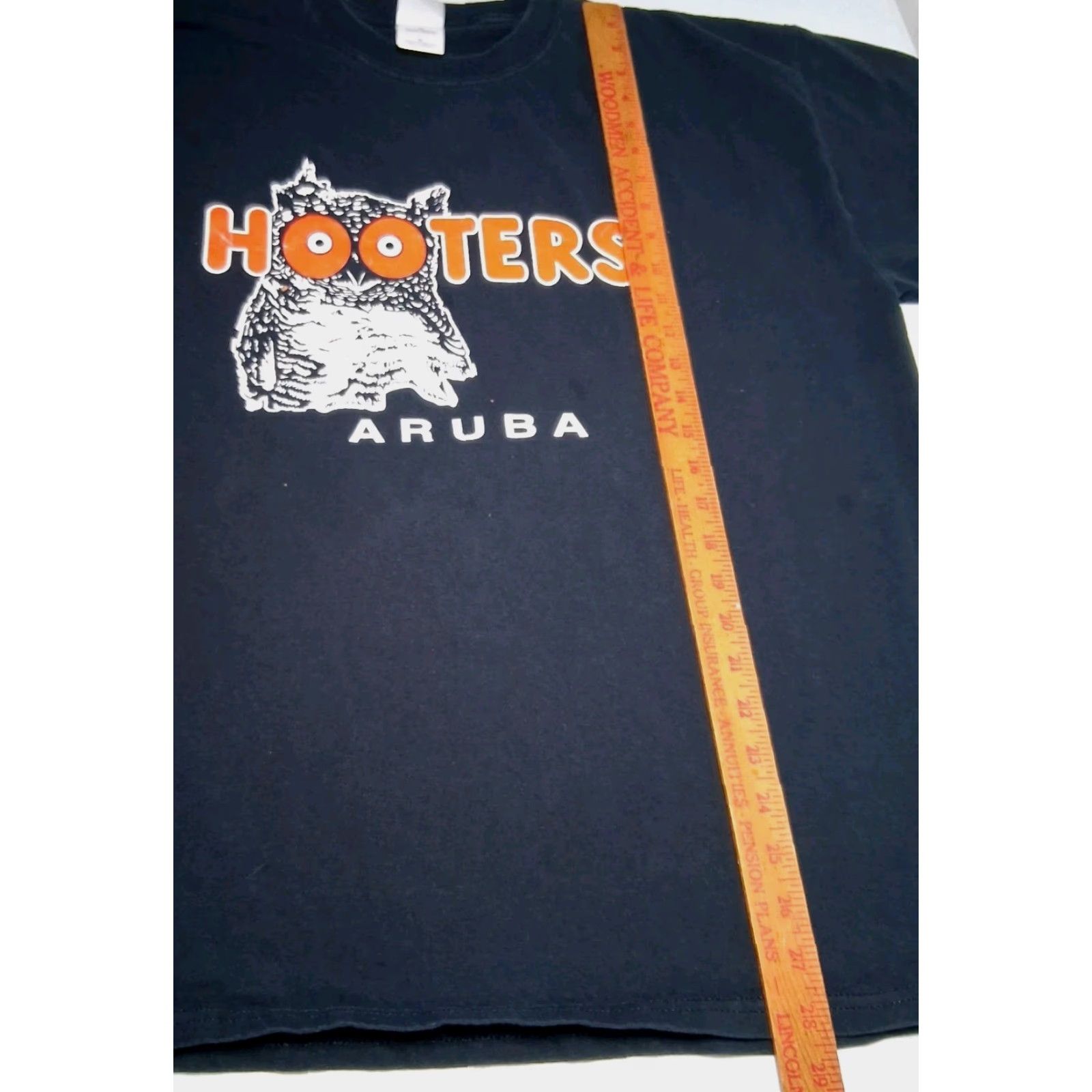 Gildan Hooters Aruba Shirt Men XL Black Bar Restaurant Graphic T Size US XL / EU 56 / 4 - 6 Thumbnail