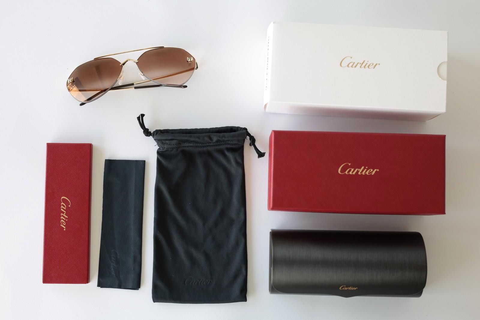 Cartier New Cartier eyewear optical sunglasses CT0355S 002 gold Size ONE SIZE - 7 Thumbnail