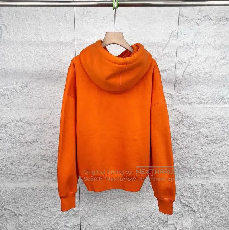 AMI AMI Orange Cotton Women's Hoodie . Size M / US 6-8 / IT 42-44 - 2 Thumbnail