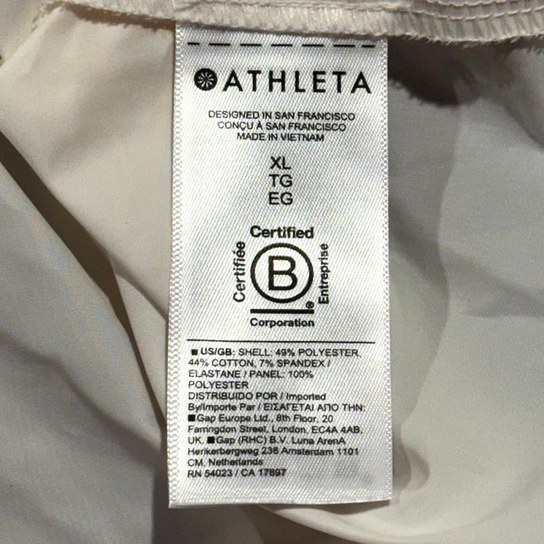 Athleta NEW Athleta Triumph Hybrid Crewneck Sweatshirt White XL Cozy Size XL / US 12-14 / IT 48-50 - 5 Thumbnail