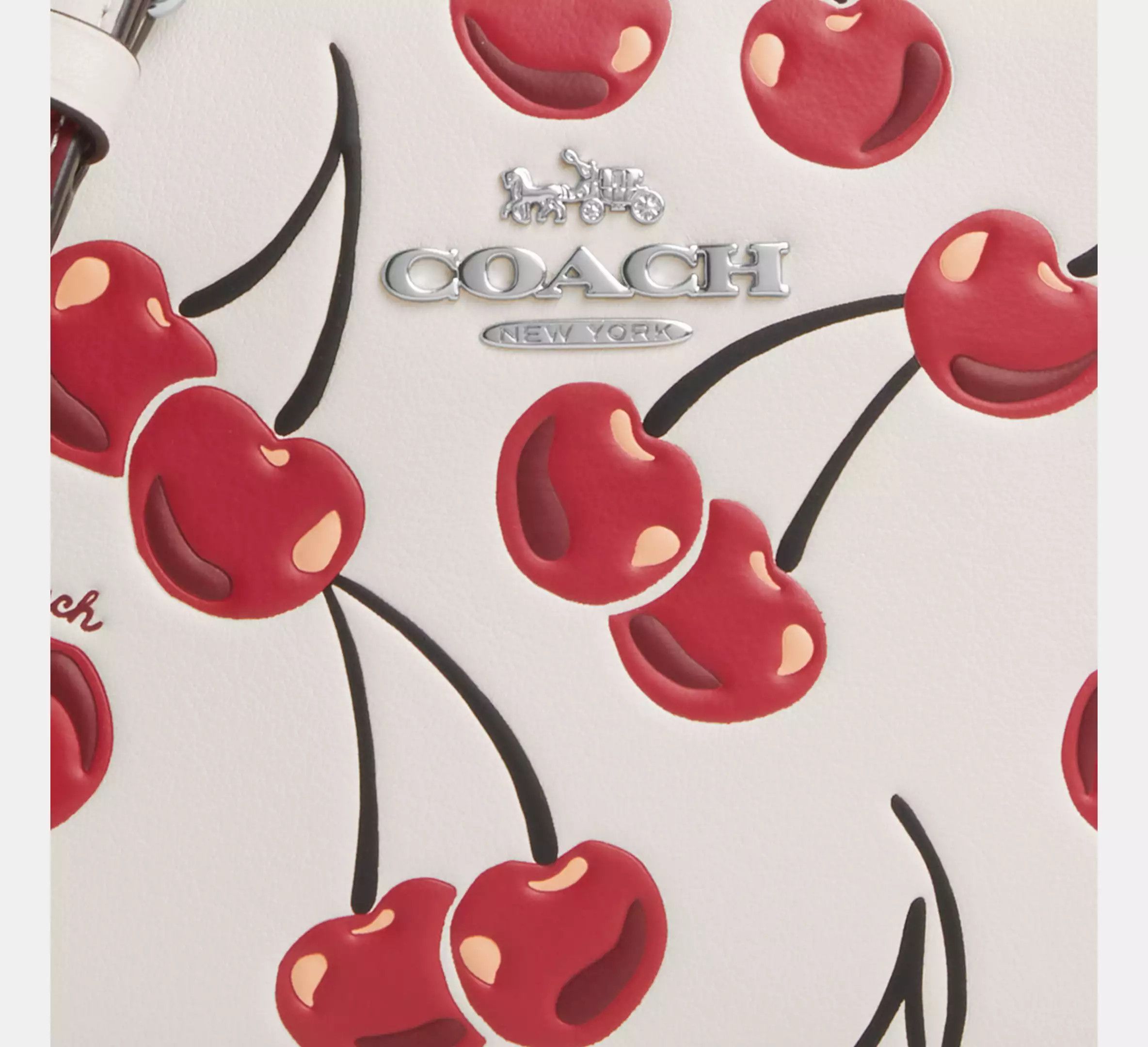 Coach 🍒 Mini Jamie Camera Bag With Cherry Print CAB04 Size ONE SIZE - 4 Thumbnail