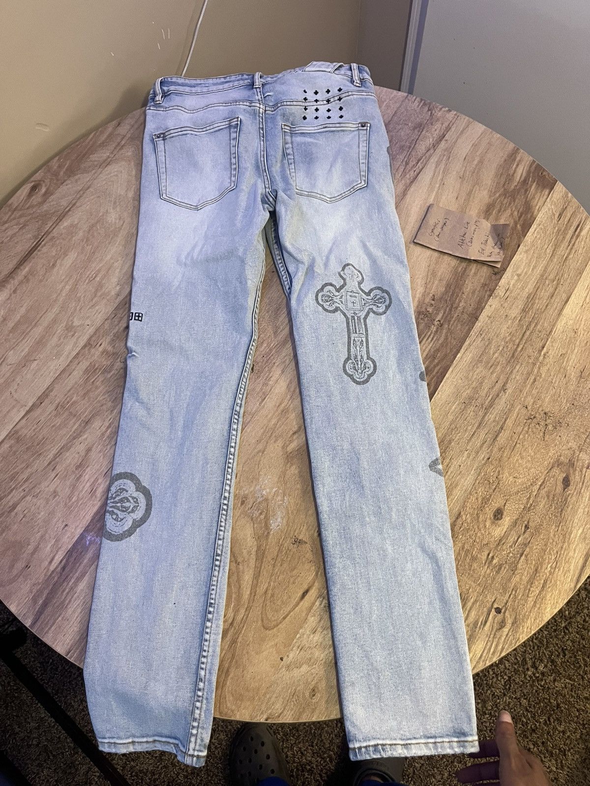 Ksubi ksubi chitch kut out cross jeans Size US 33 - 2 Thumbnail